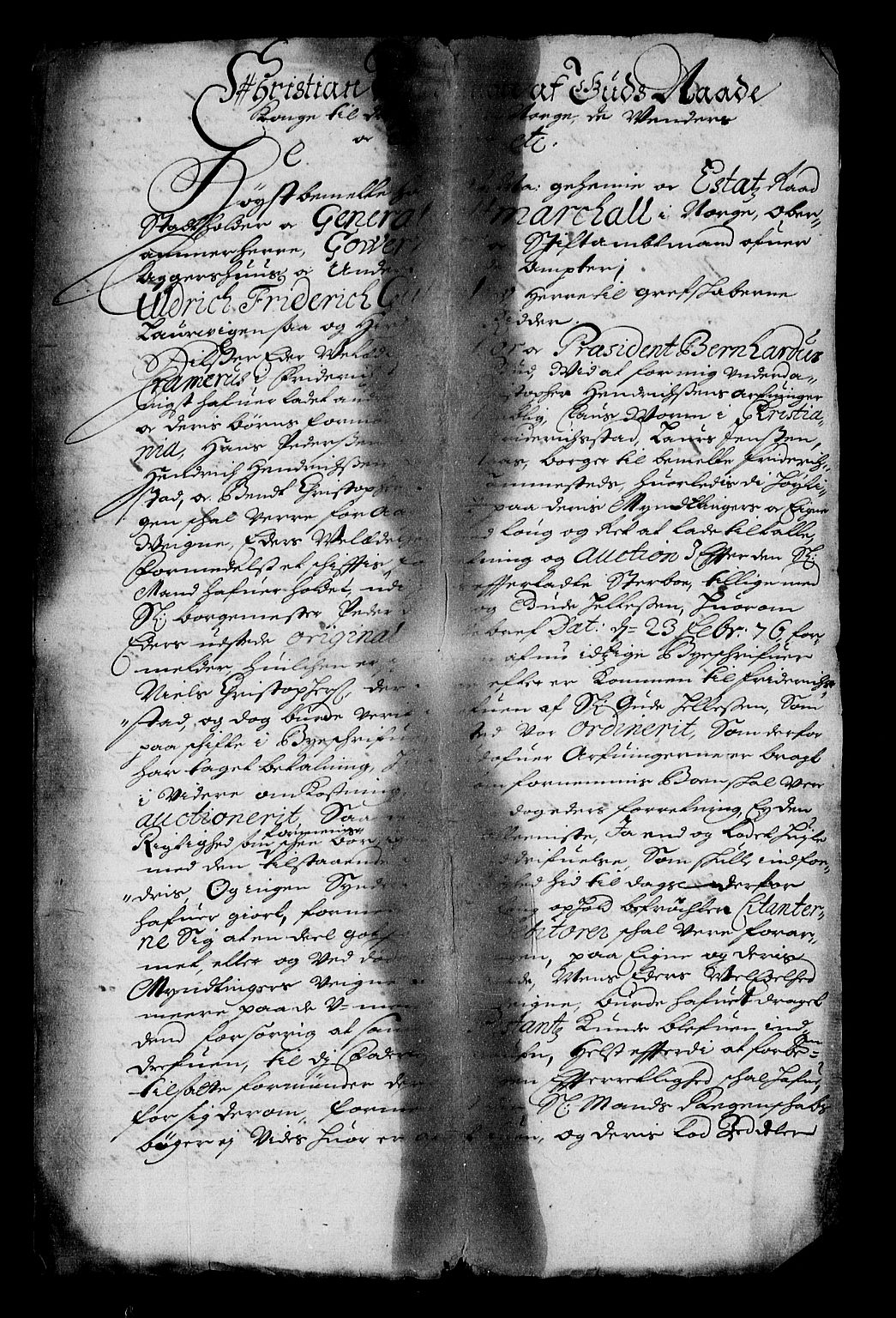 Stattholderembetet 1572-1771, RA/EA-2870/Af/L0001: Avskrifter av vedlegg til originale supplikker, nummerert i samsvar med supplikkbøkene, 1683-1687, s. 194