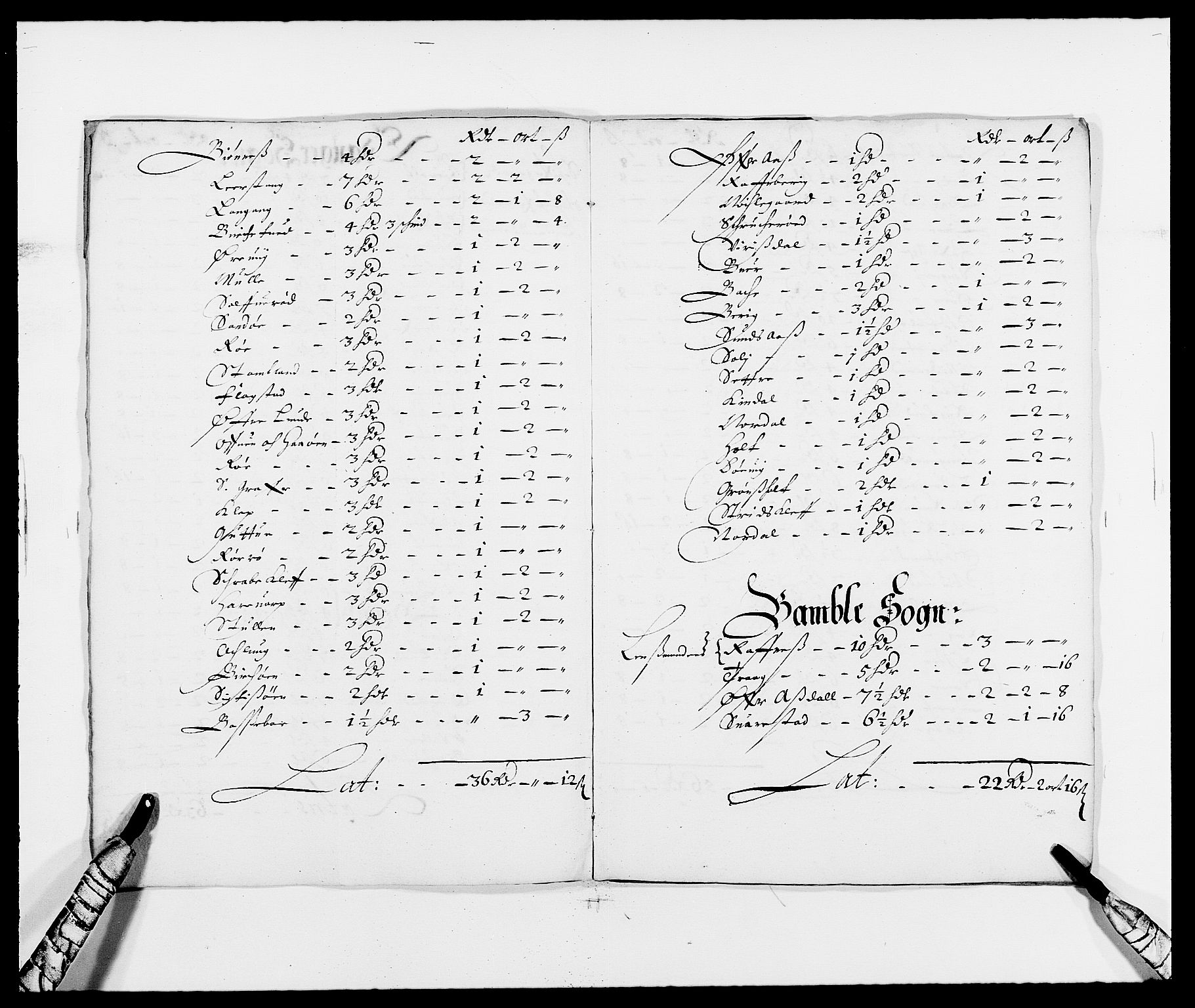 Rentekammeret inntil 1814, Reviderte regnskaper, Fogderegnskap, AV/RA-EA-4092/R34/L2040: Fogderegnskap Bamble, 1662-1669, s. 269