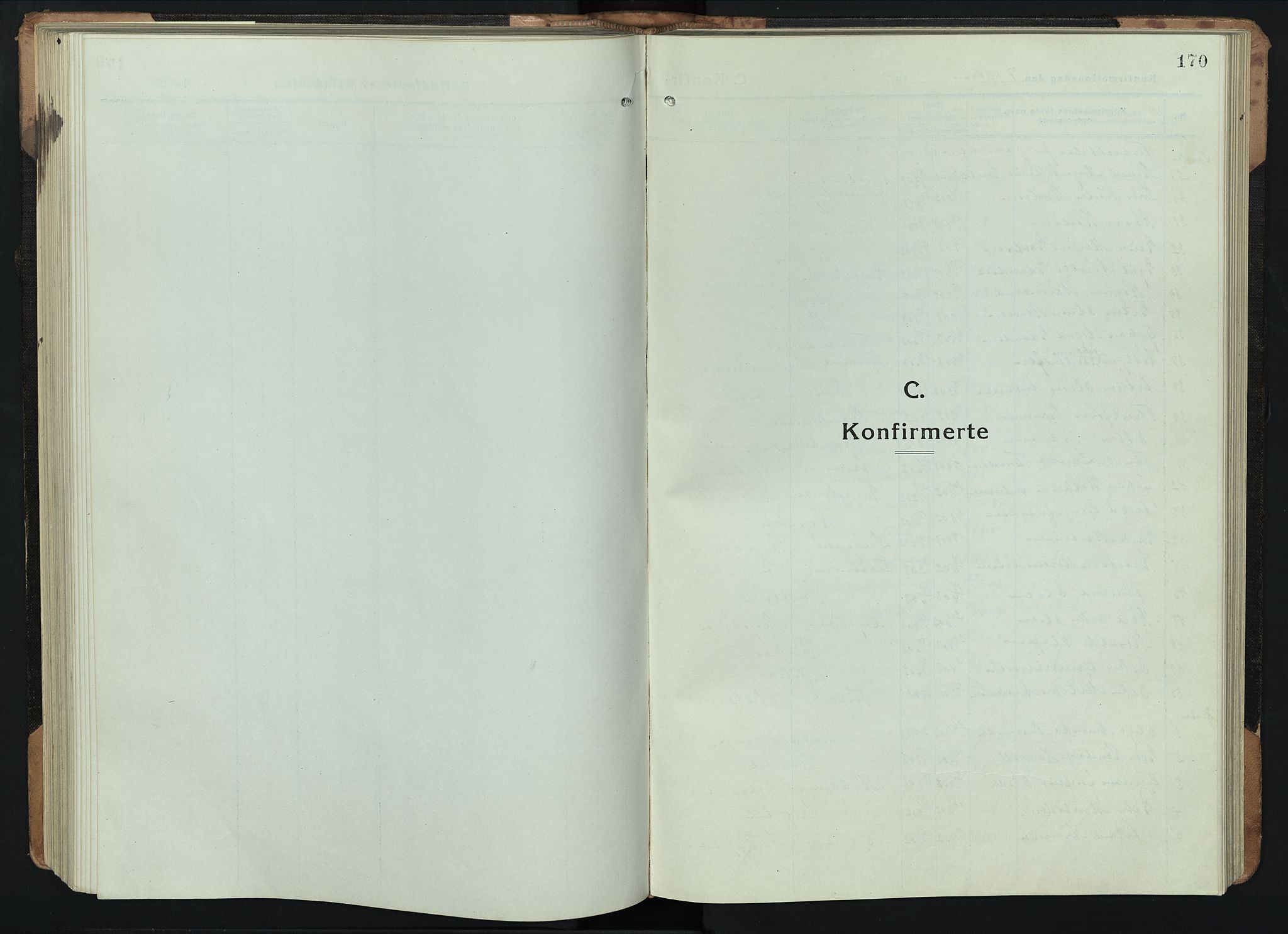 Eidskog prestekontor, AV/SAH-PREST-026/H/Ha/Hab/L0005: Klokkerbok nr. 5, 1916-1946, s. 170