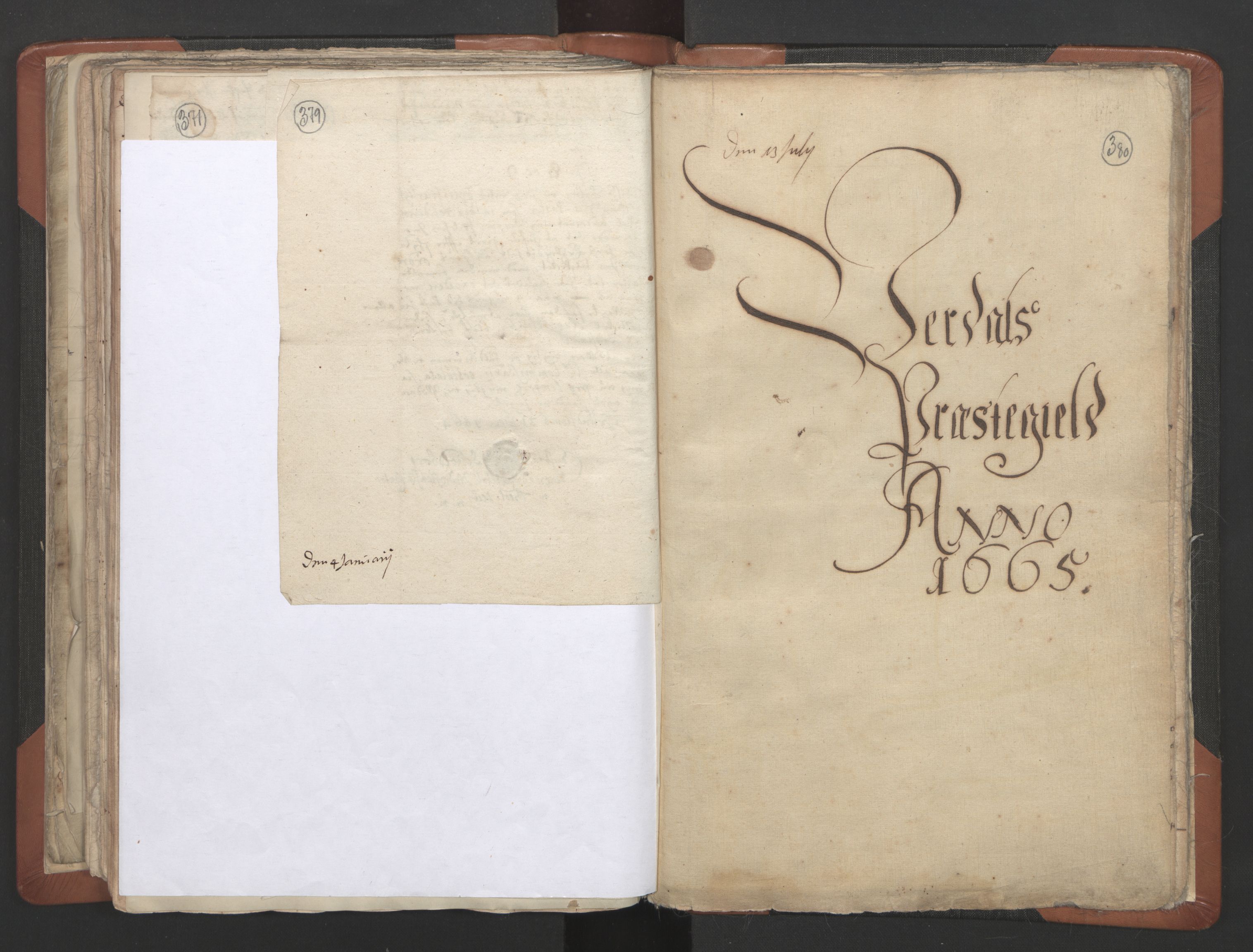 RA, Sogneprestenes manntall 1664-1666, nr. 32: Innherad prosti, 1664-1666, s. 379-380