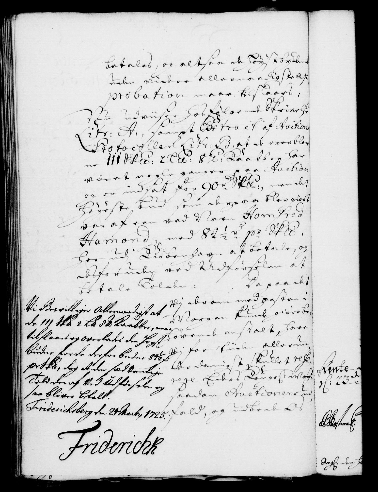 Rentekammeret, Kammerkanselliet, RA/EA-3111/G/Gf/Gfa/L0008: Norsk relasjons- og resolusjonsprotokoll (merket RK 52.8), 1725, s. 223