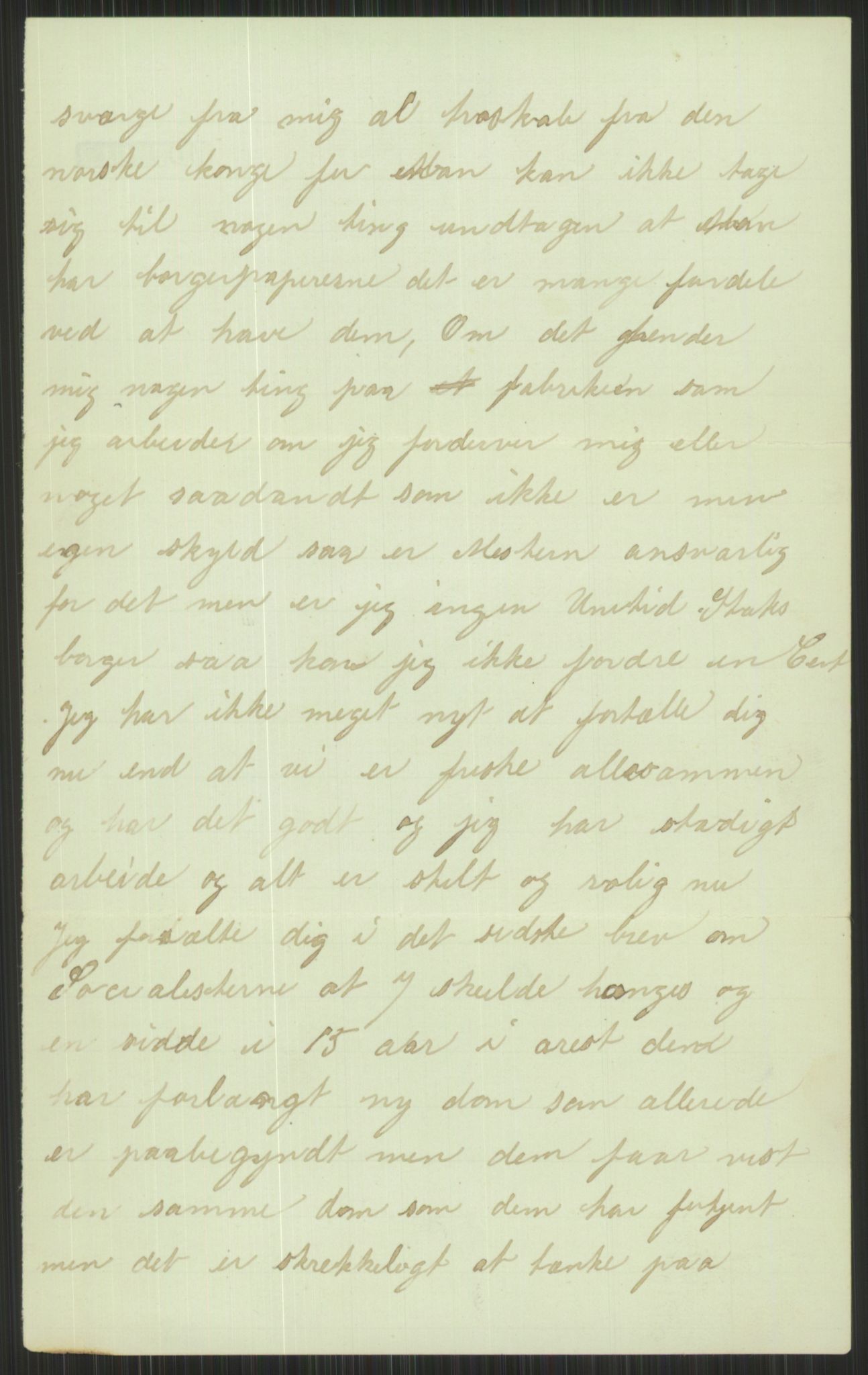 Samlinger til kildeutgivelse, Amerikabrevene, AV/RA-EA-4057/F/L0021: Innlån fra Buskerud: Michalsen - Ål bygdearkiv, 1838-1914, s. 75