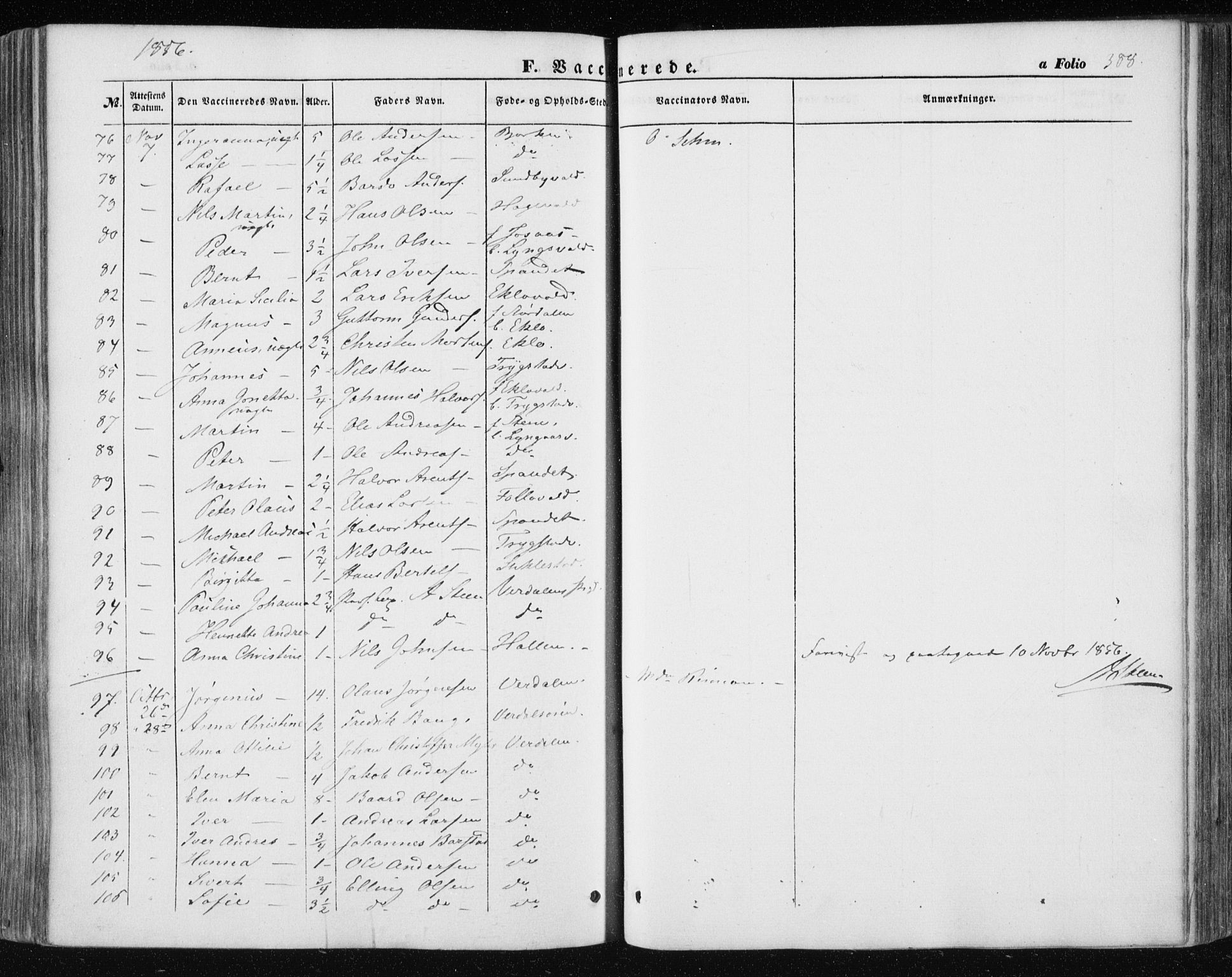 Ministerialprotokoller, klokkerbøker og fødselsregistre - Nord-Trøndelag, AV/SAT-A-1458/723/L0240: Ministerialbok nr. 723A09, 1852-1860, s. 388