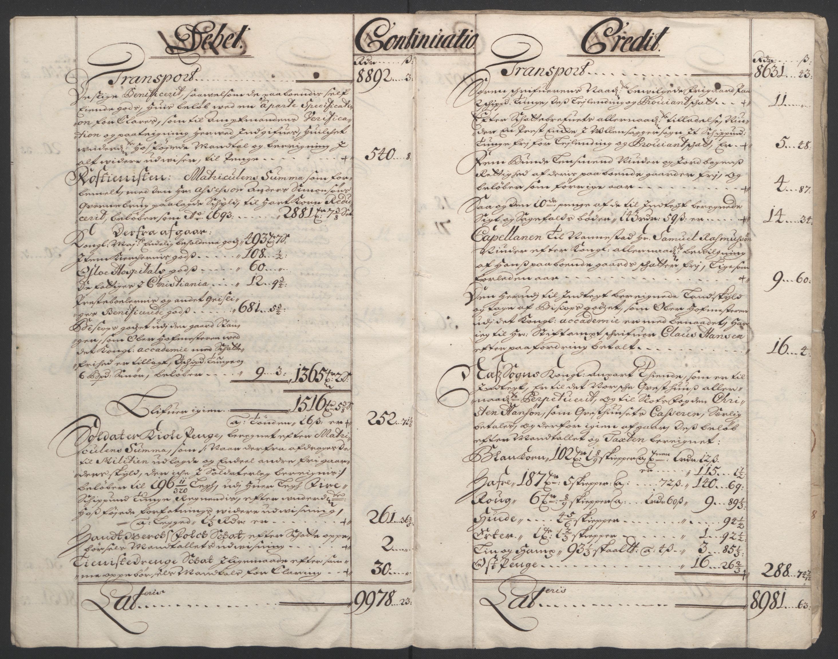 Rentekammeret inntil 1814, Reviderte regnskaper, Fogderegnskap, AV/RA-EA-4092/R12/L0706: Fogderegnskap Øvre Romerike, 1694, s. 9