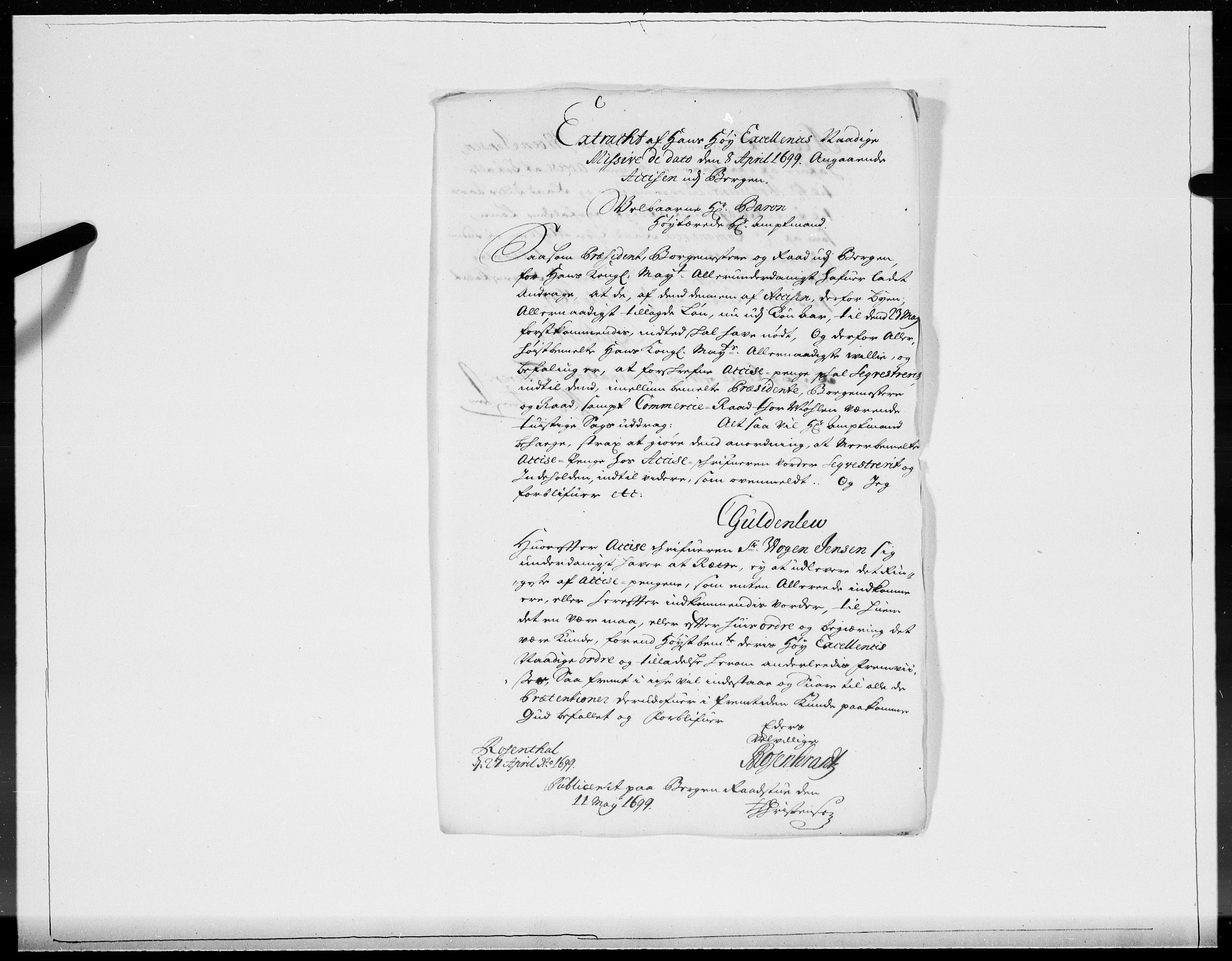 Danske Kanselli 1572-1799, AV/RA-EA-3023/F/Fc/Fcc/Fcca/L0051: Norske innlegg 1572-1799, 1700, s. 37