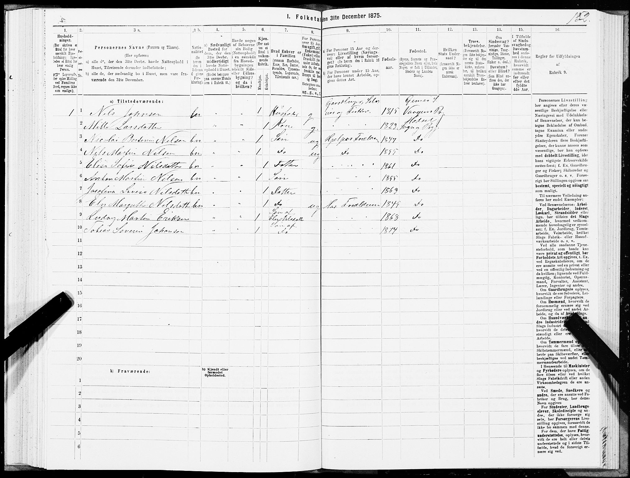 SAT, Folketelling 1875 for 1866P Hadsel prestegjeld, 1875, s. 2152