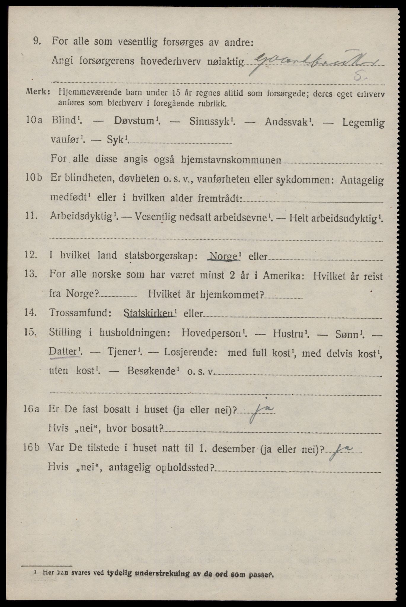 SAST, Folketelling 1920 for 1148 Stangaland herred, 1920, s. 2762