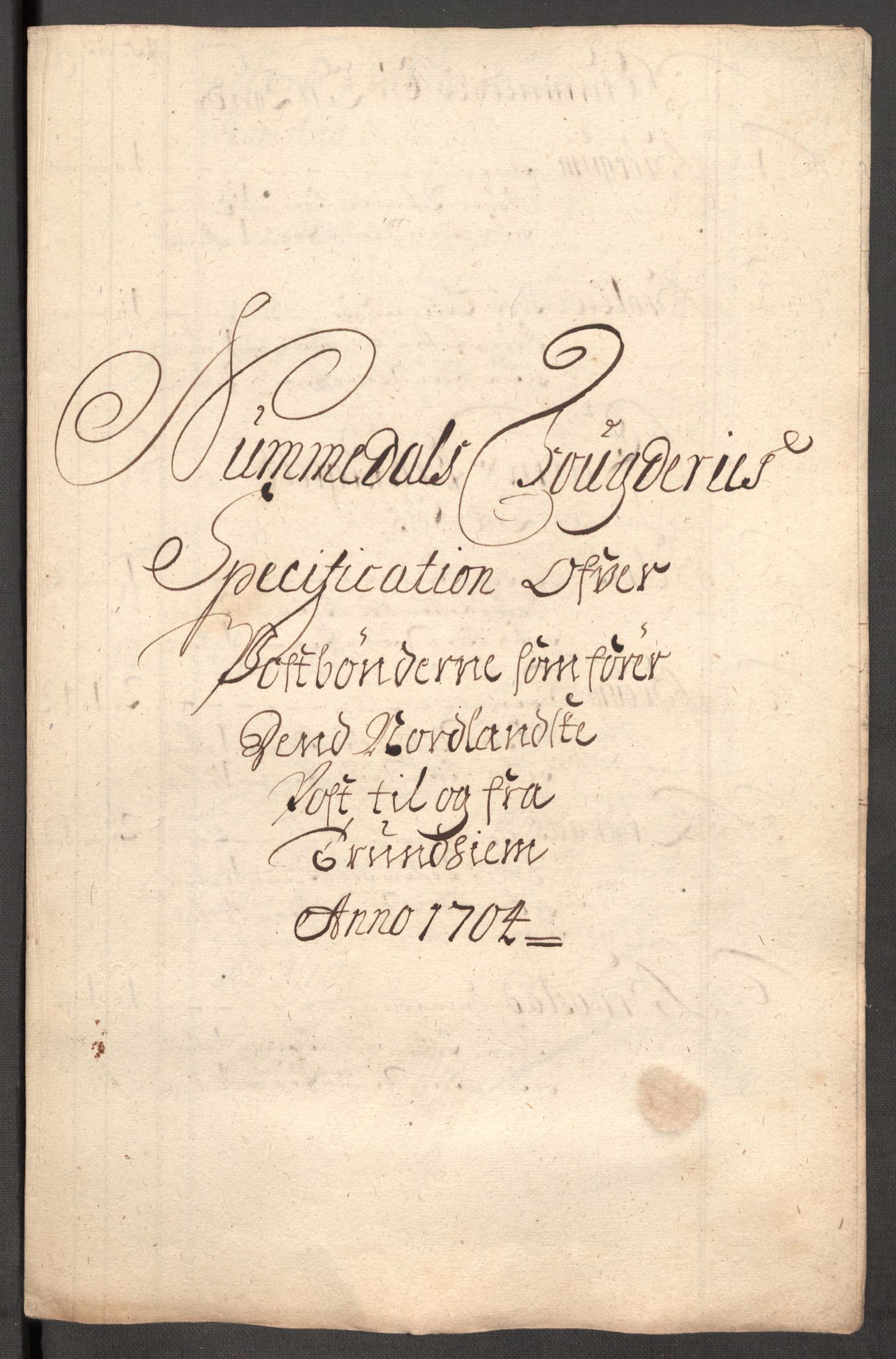Rentekammeret inntil 1814, Reviderte regnskaper, Fogderegnskap, RA/EA-4092/R64/L4428: Fogderegnskap Namdal, 1703-1704, s. 374