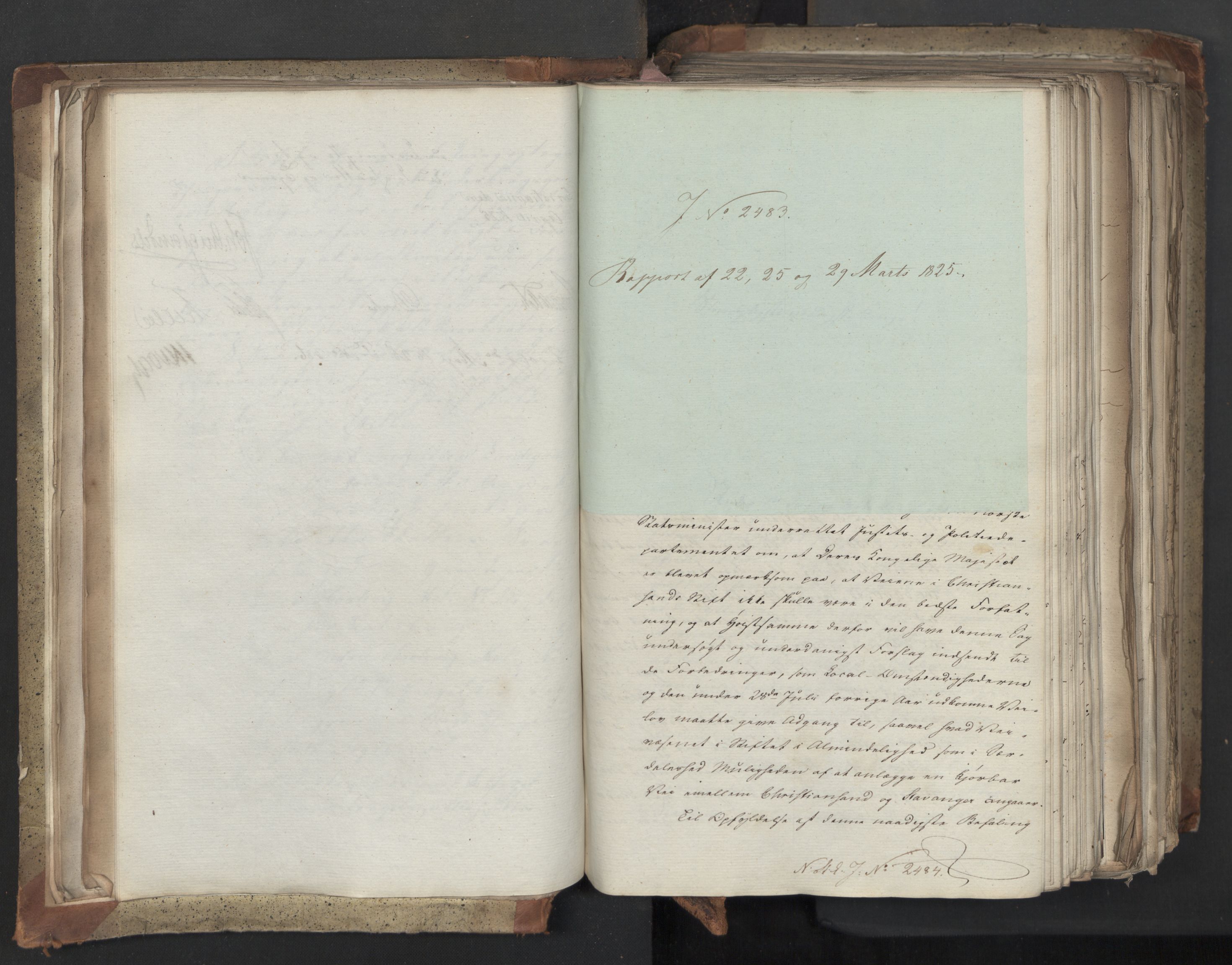 Statsrådsavdelingen i Stockholm, RA/S-1003/D/Da/L0042: Regjeringsinnstillinger nr. 2467-2705, 1825, s. 47