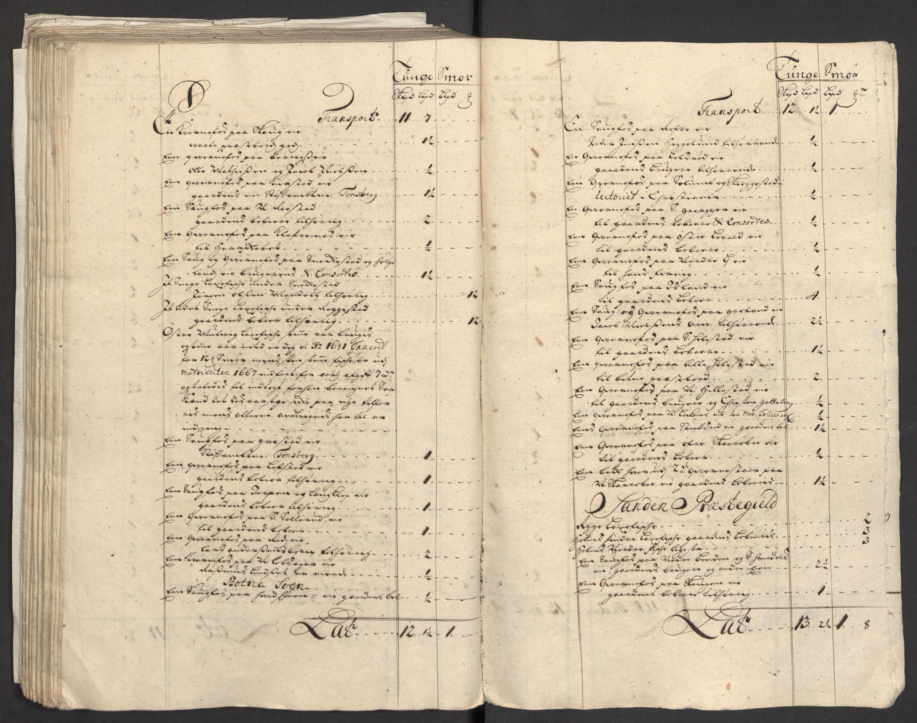 Rentekammeret inntil 1814, Reviderte regnskaper, Fogderegnskap, RA/EA-4092/R32/L1873: Fogderegnskap Jarlsberg grevskap, 1708, s. 122