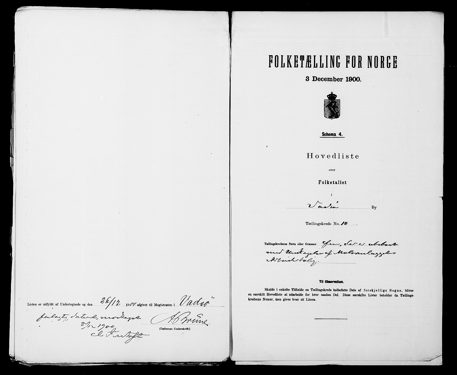 SATØ, Folketelling 1900 for 2003 Vadsø kjøpstad, 1900, s. 22