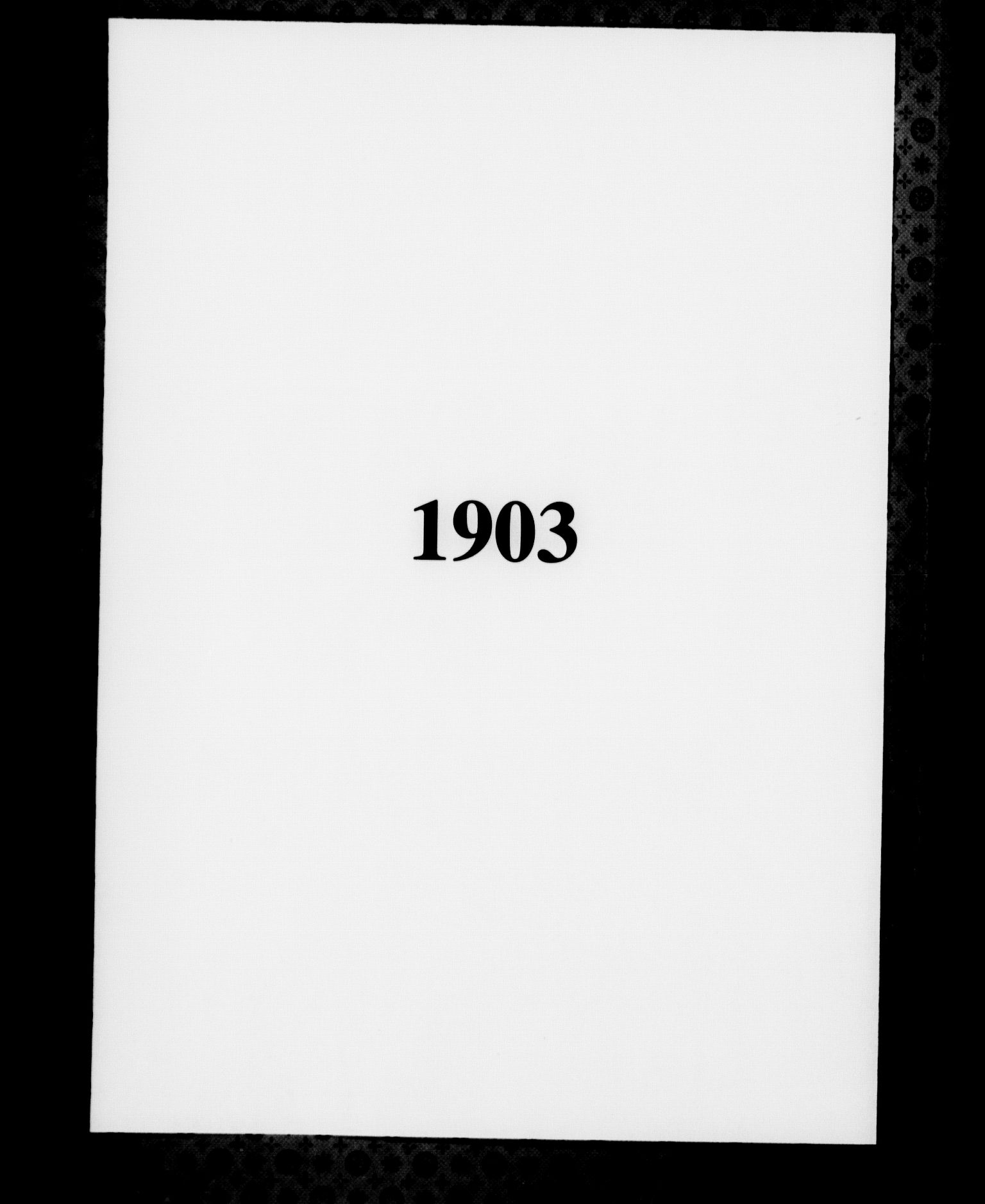 Fattigvesenet, OBA/A-20045/Fb/L0022: Hjemstavnsregister, 1903, s. 1