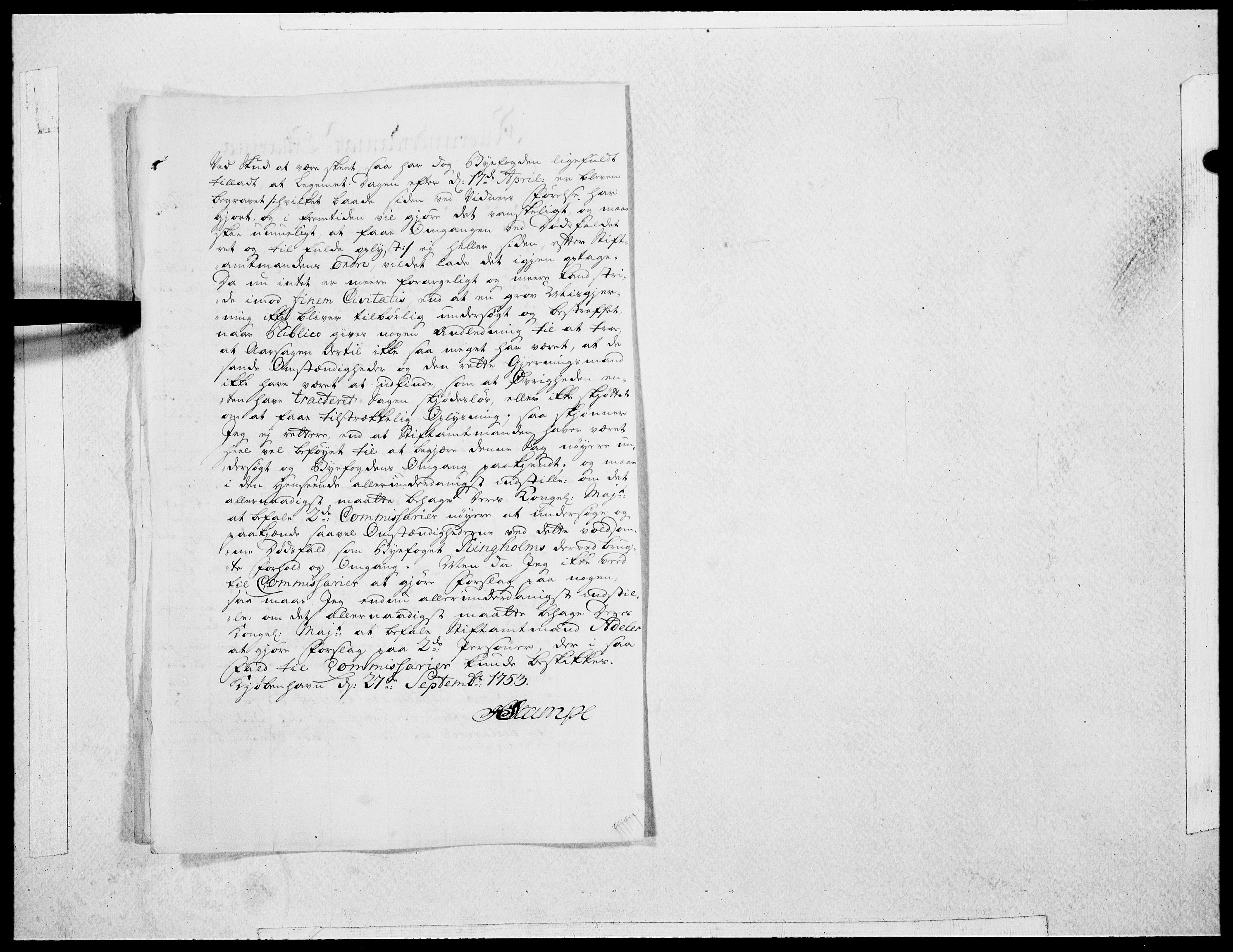 Danske Kanselli 1572-1799, AV/RA-EA-3023/F/Fc/Fcc/Fcca/L0165: Norske innlegg 1572-1799, 1753, s. 465