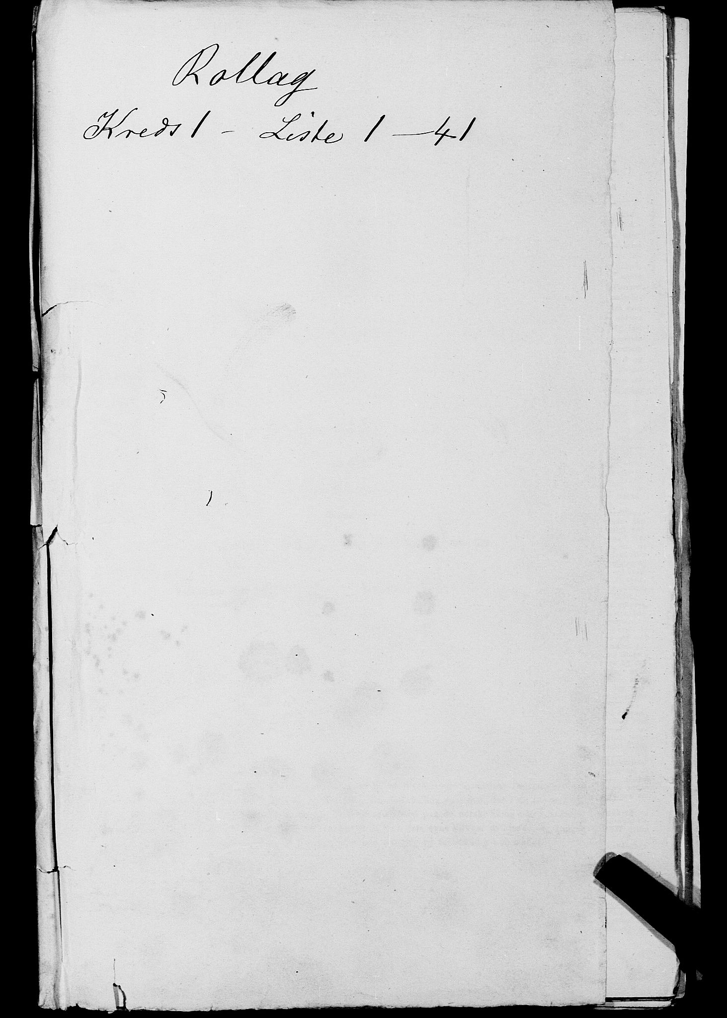 SAKO, Folketelling 1875 for 0632P Rollag prestegjeld, 1875, s. 42