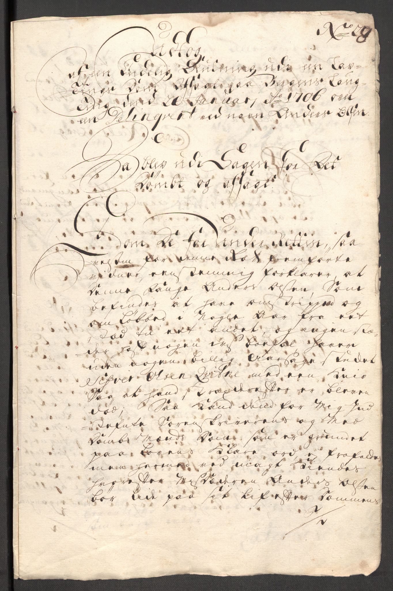 Rentekammeret inntil 1814, Reviderte regnskaper, Fogderegnskap, RA/EA-4092/R51/L3188: Fogderegnskap Nordhordland og Voss, 1706-1707, s. 70