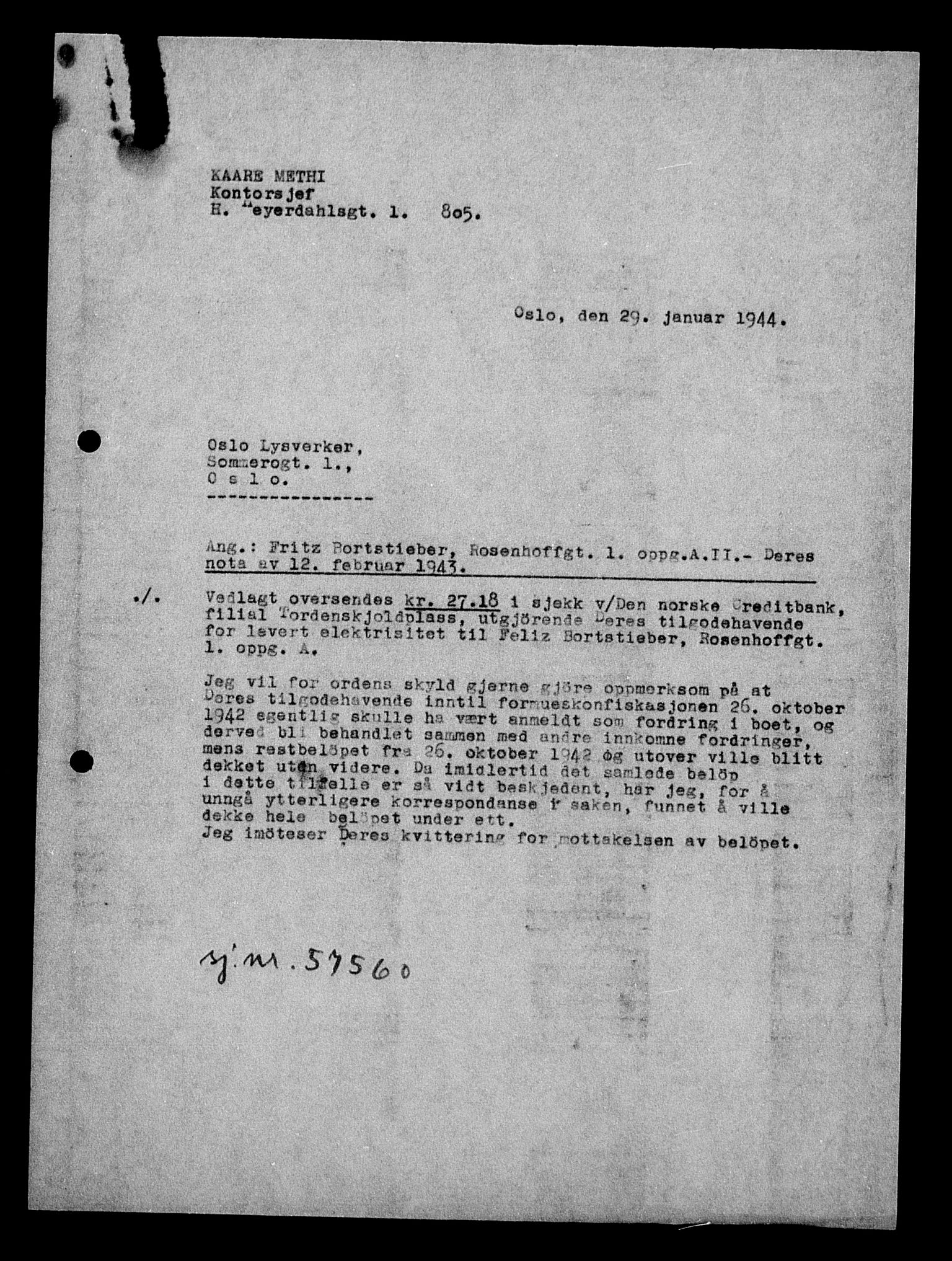 Justisdepartementet, Tilbakeføringskontoret for inndratte formuer, AV/RA-S-1564/H/Hc/Hcc/L0927: --, 1945-1947, s. 414