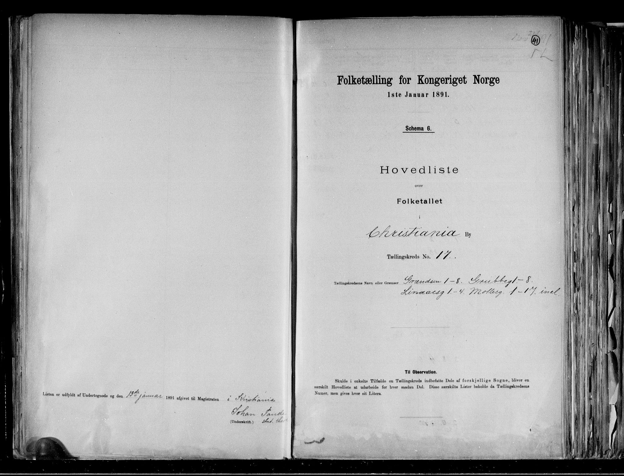 RA, Folketelling 1891 for 0301 Kristiania kjøpstad, 1891, s. 179
