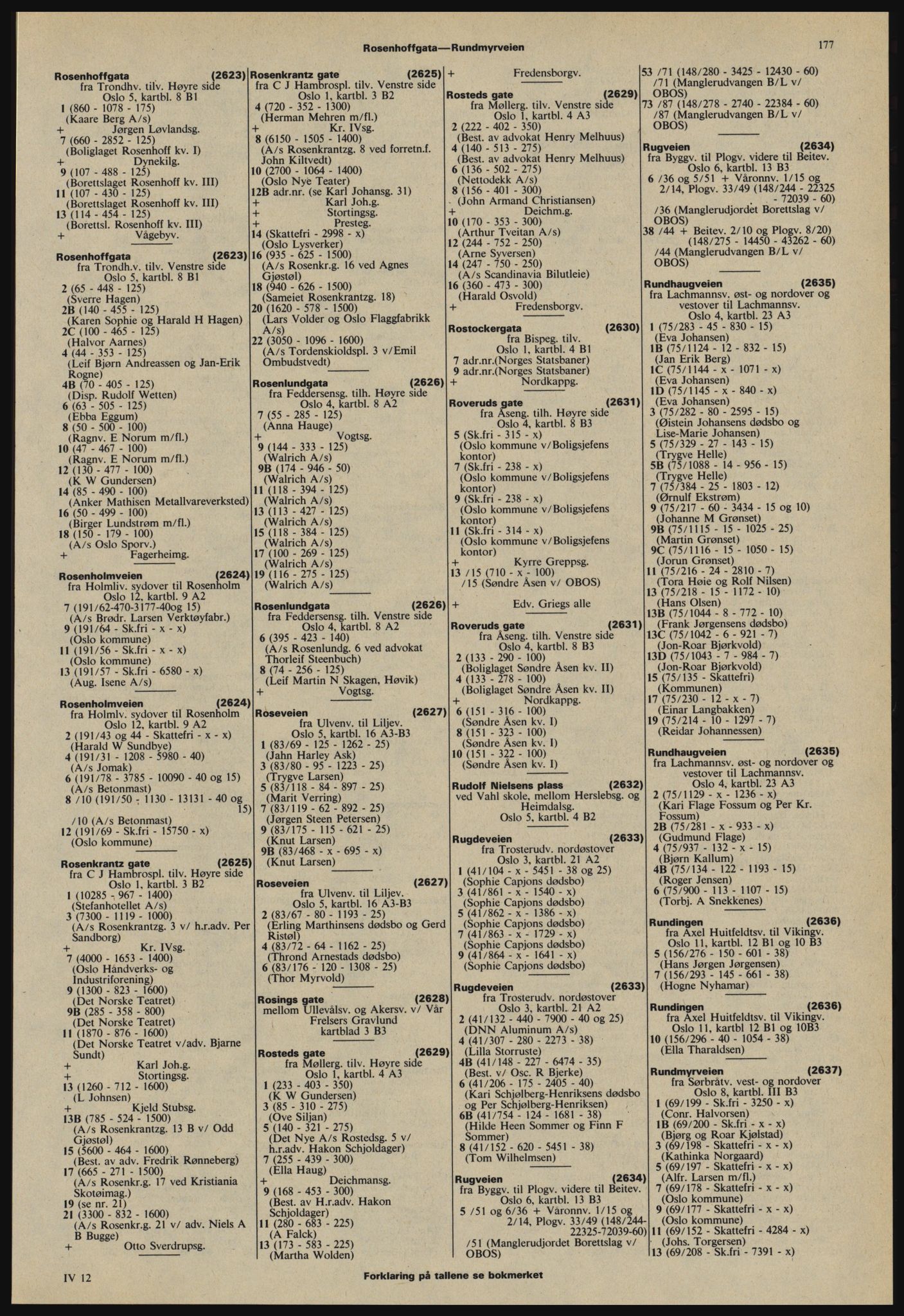 Kristiania/Oslo adressebok, PUBL/-, 1978-1979, s. 177