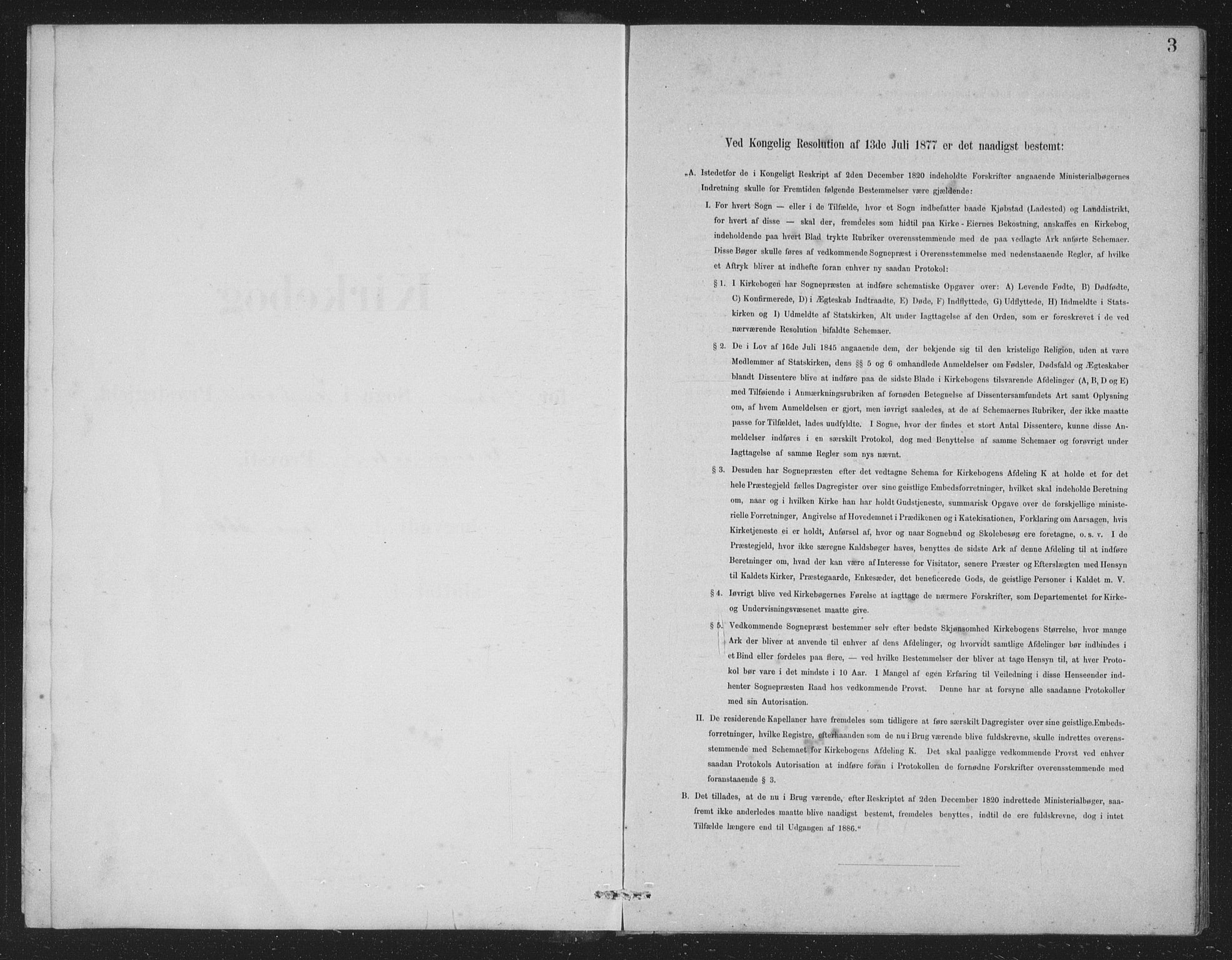 Vossestrand Sokneprestembete, SAB/A-79101/H/Hab: Klokkerbok nr. A 2, 1880-1902, s. 3