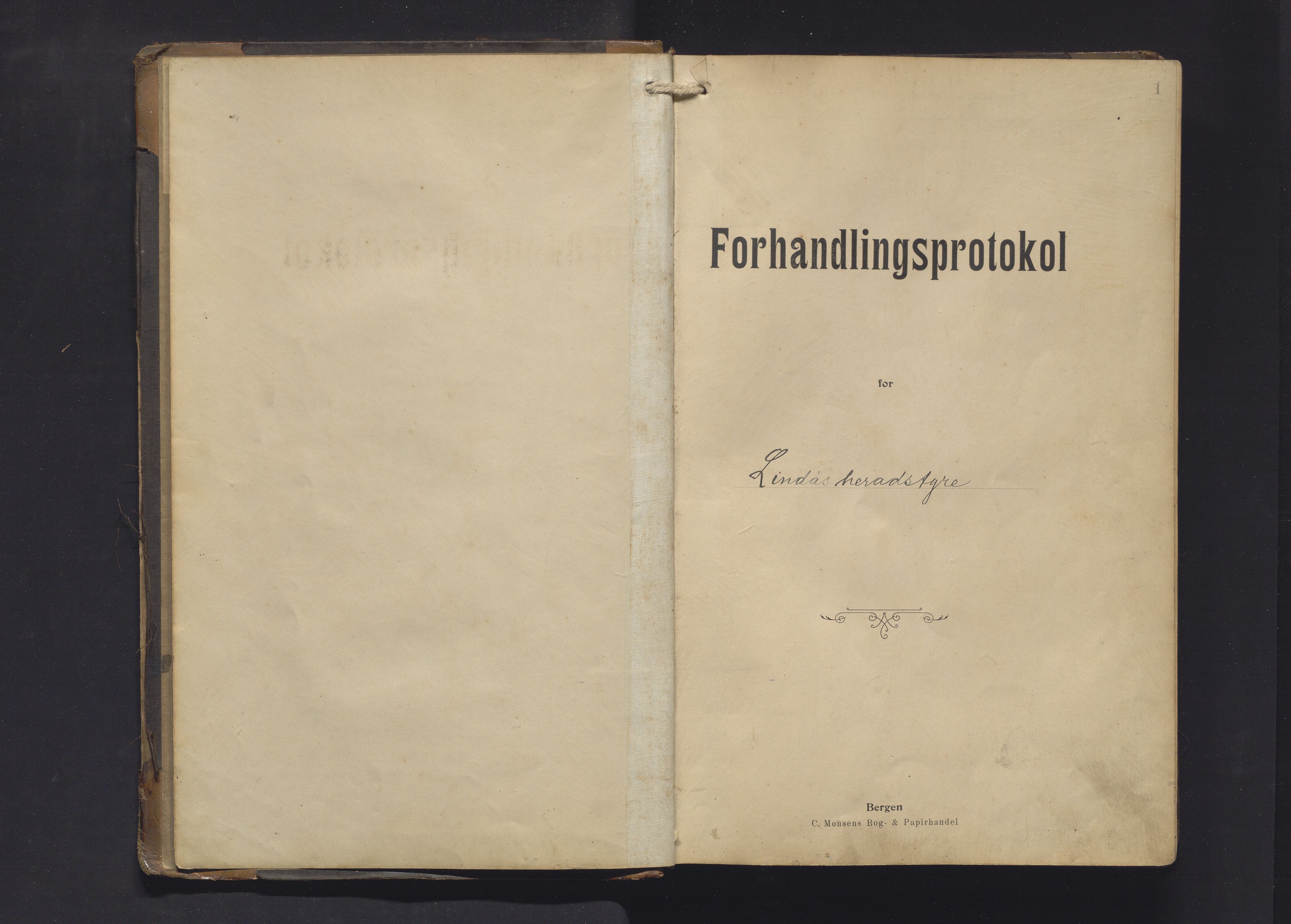 Lindås kommune. Formannskapet, IKAH/1263-021/A/Aa/L0004: Møtebok for formannskap, heradsstyre og Soknestyra i Lindås, Lygra, Myking, Austrheim og Fedje soknekommunar, 1907-1913