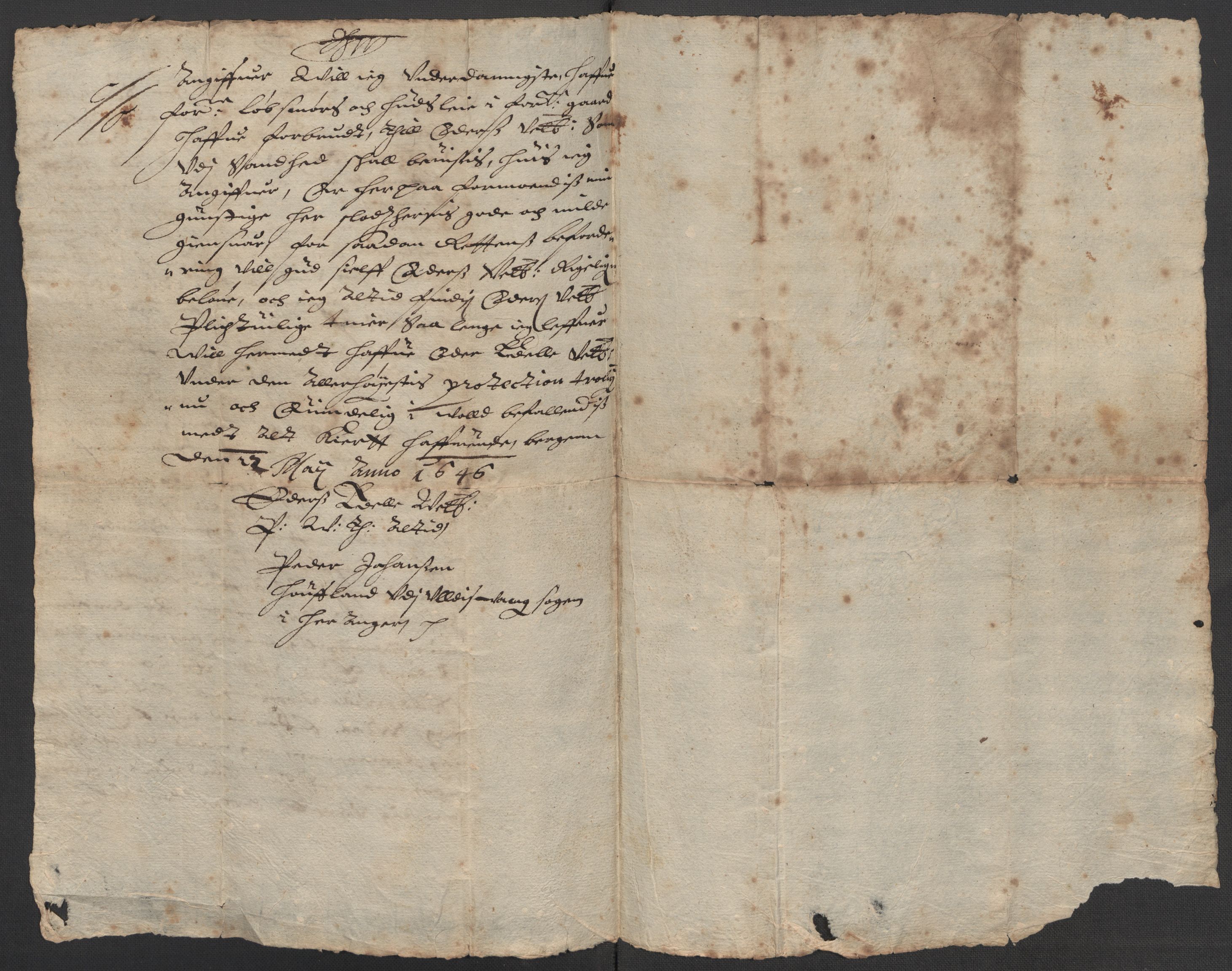 Riksarkivets diplomsamling, RA/EA-5965/F15/L0037: Prestearkiv - Hordaland, 1577-1733, s. 56