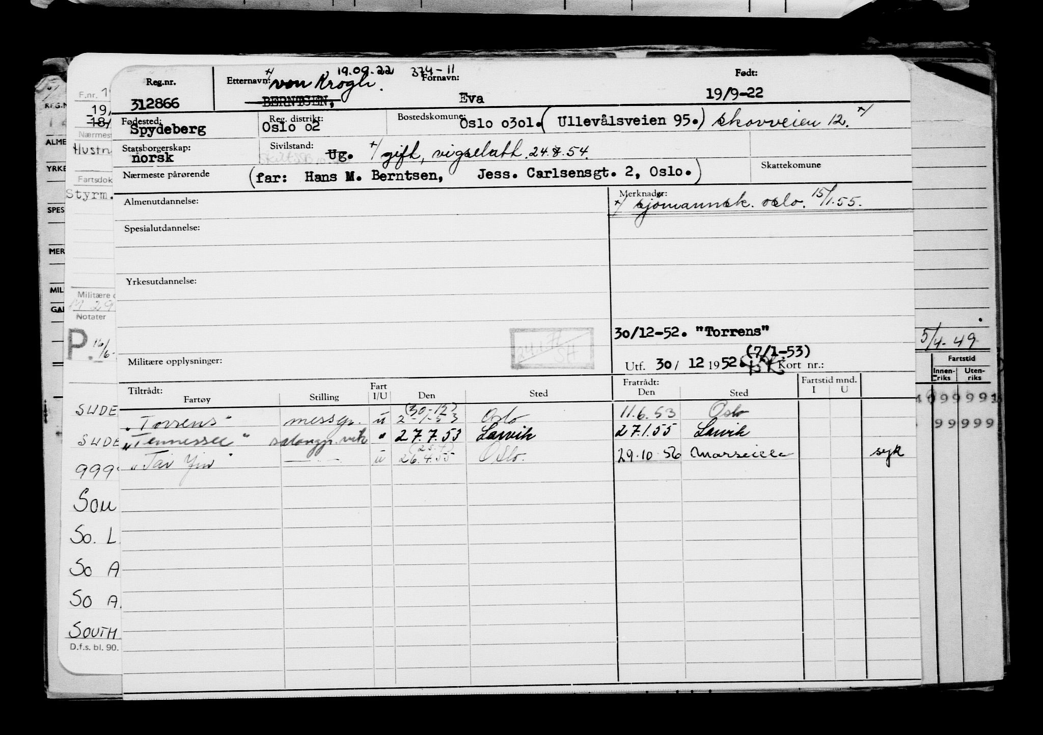 Direktoratet for sjømenn, AV/RA-S-3545/G/Gb/L0210: Hovedkort, 1922, s. 710