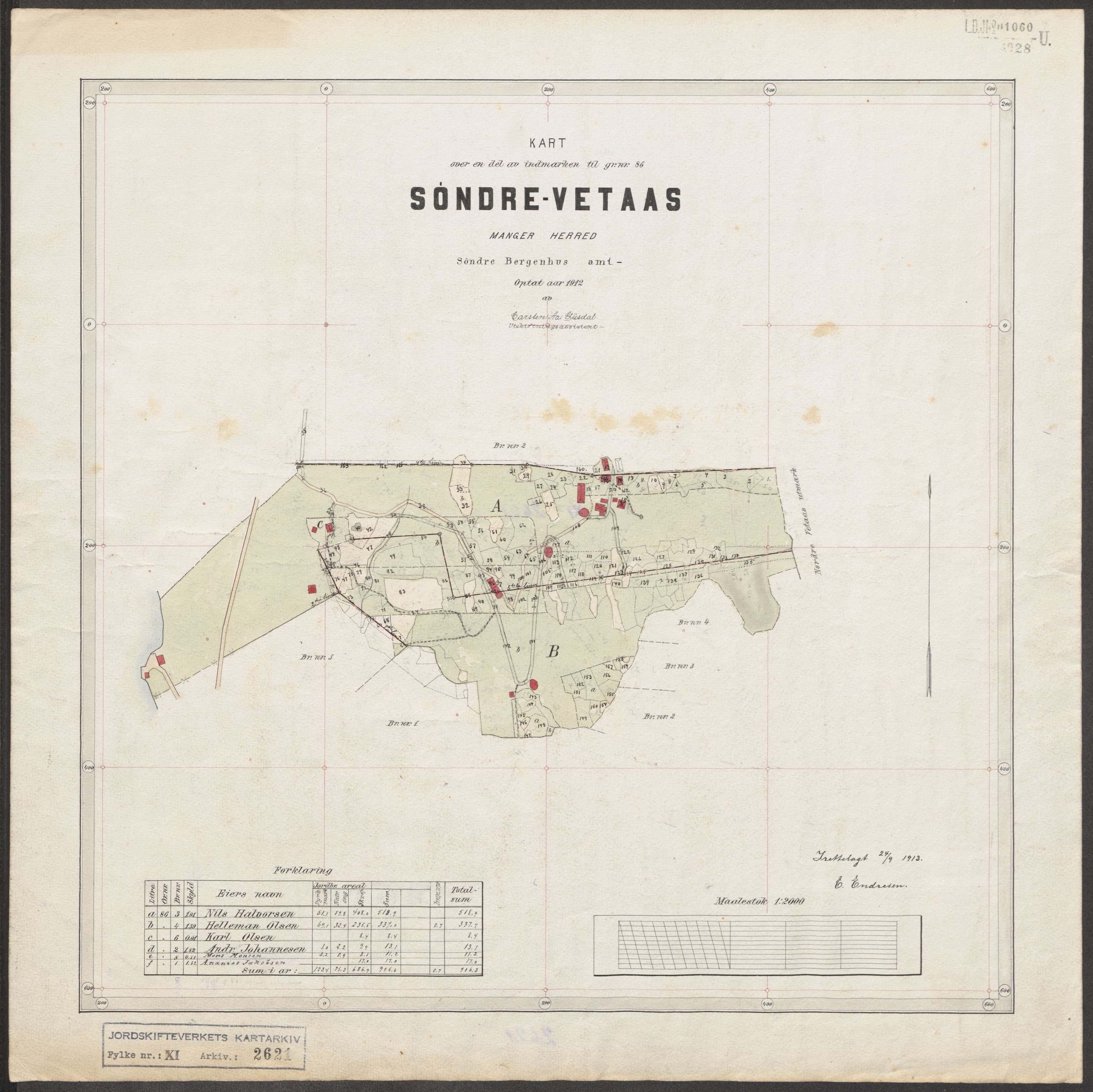 Jordskifteverkets kartarkiv, RA/S-3929/T, 1859-1988, s. 2949