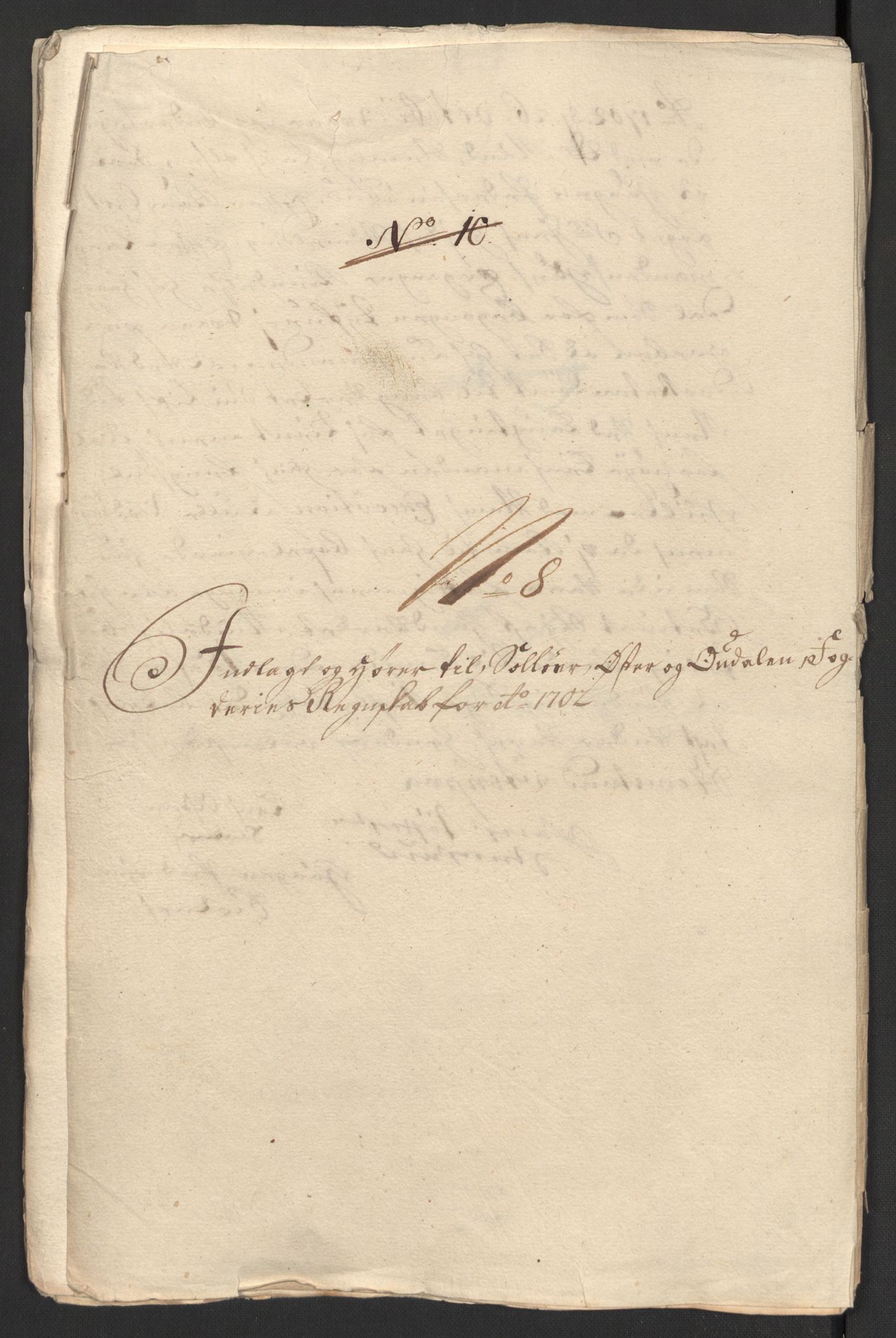 Rentekammeret inntil 1814, Reviderte regnskaper, Fogderegnskap, RA/EA-4092/R13/L0840: Fogderegnskap Solør, Odal og Østerdal, 1702, s. 57
