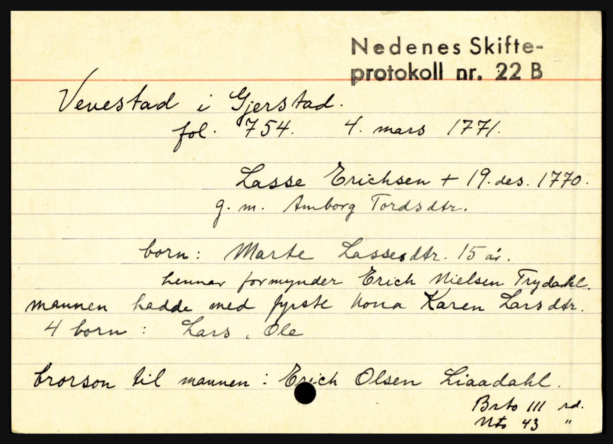 Nedenes sorenskriveri før 1824, AV/SAK-1221-0007/H, s. 33017