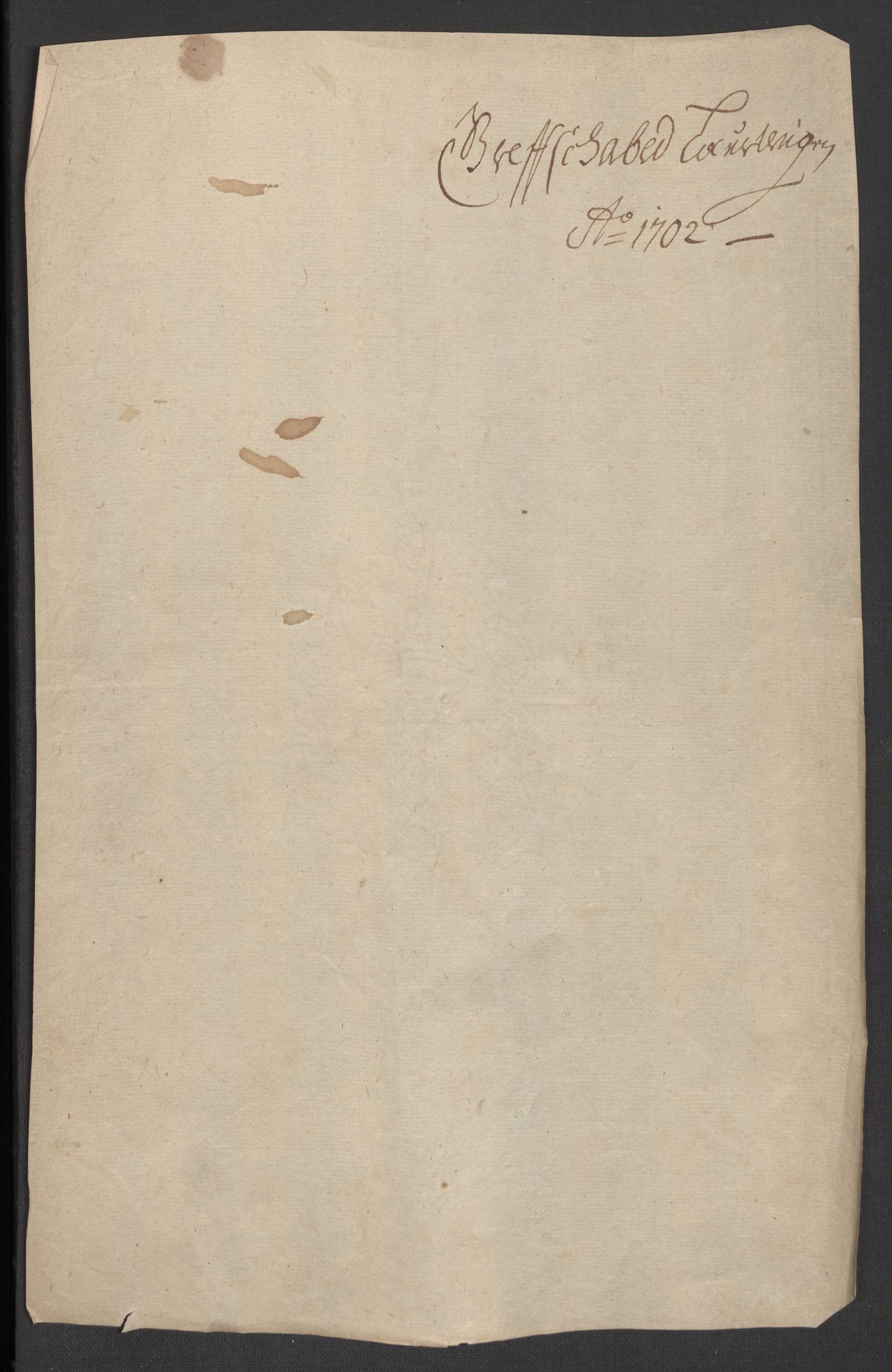 Rentekammeret inntil 1814, Reviderte regnskaper, Fogderegnskap, RA/EA-4092/R33/L1977: Fogderegnskap Larvik grevskap, 1702-1703, s. 13