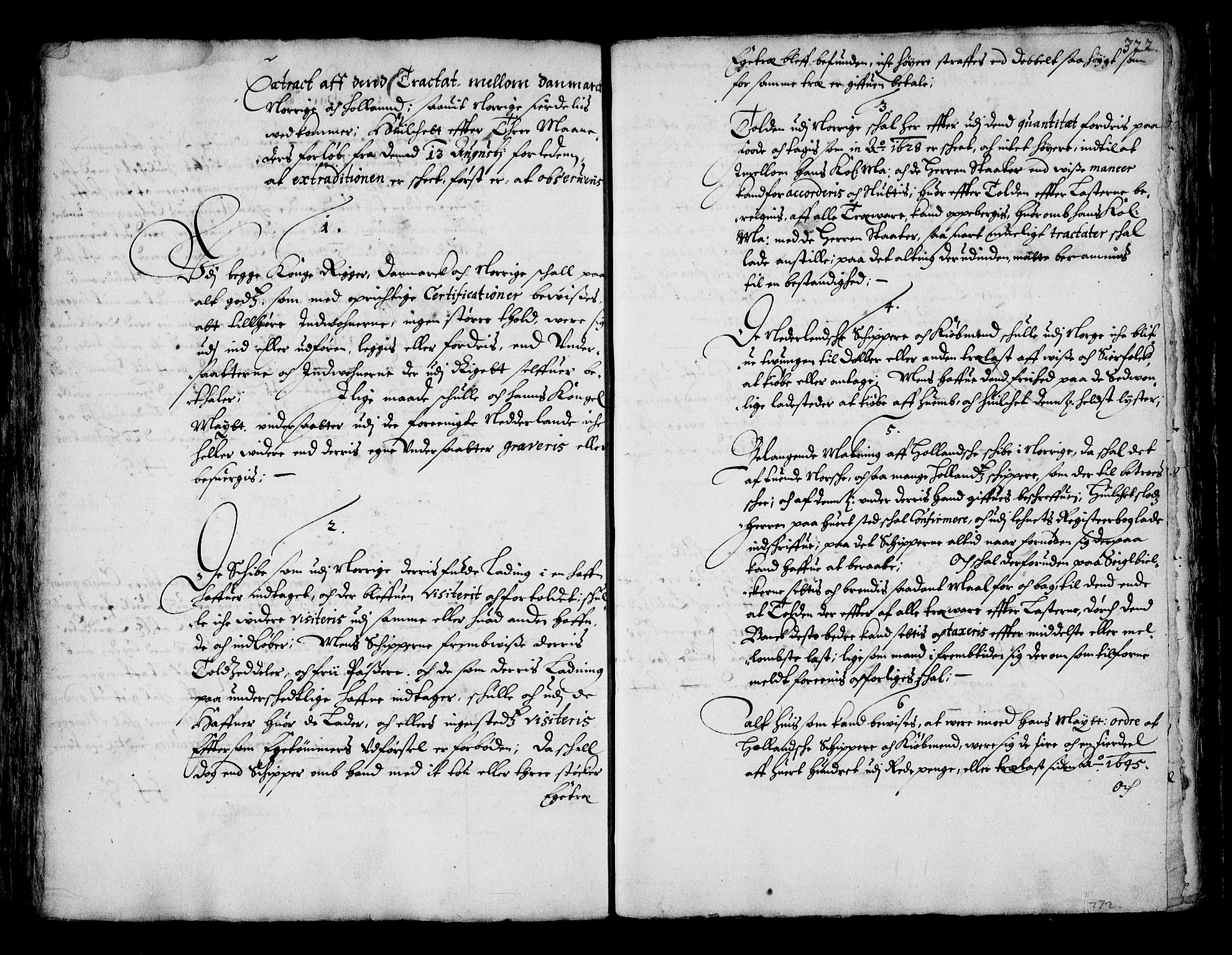 Stattholderembetet 1572-1771, RA/EA-2870/Ba/L0001: Hannibal Sehested kopibok, 1645, s. 321b-322a