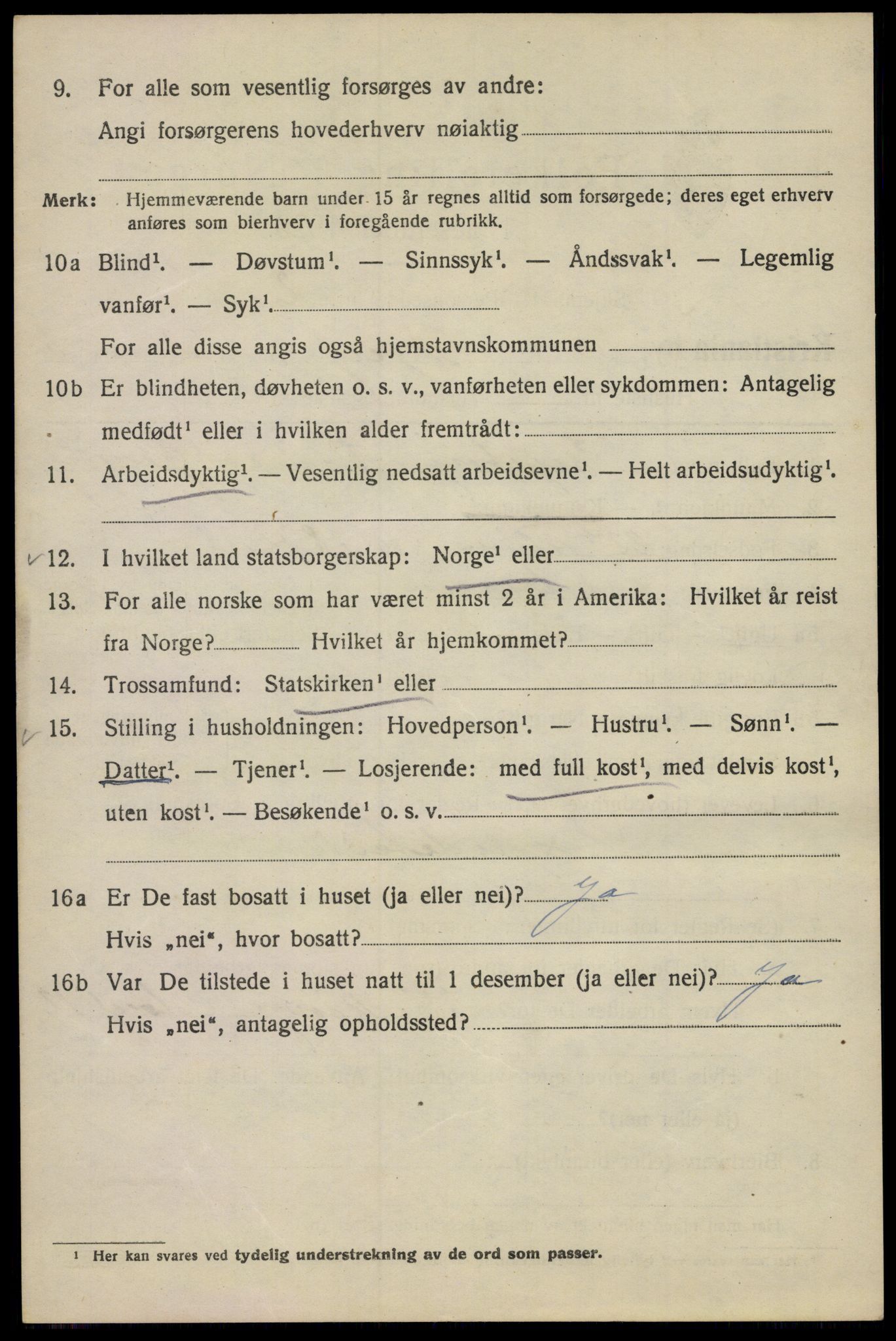 SAO, Folketelling 1920 for 0301 Kristiania kjøpstad, 1920, s. 157496