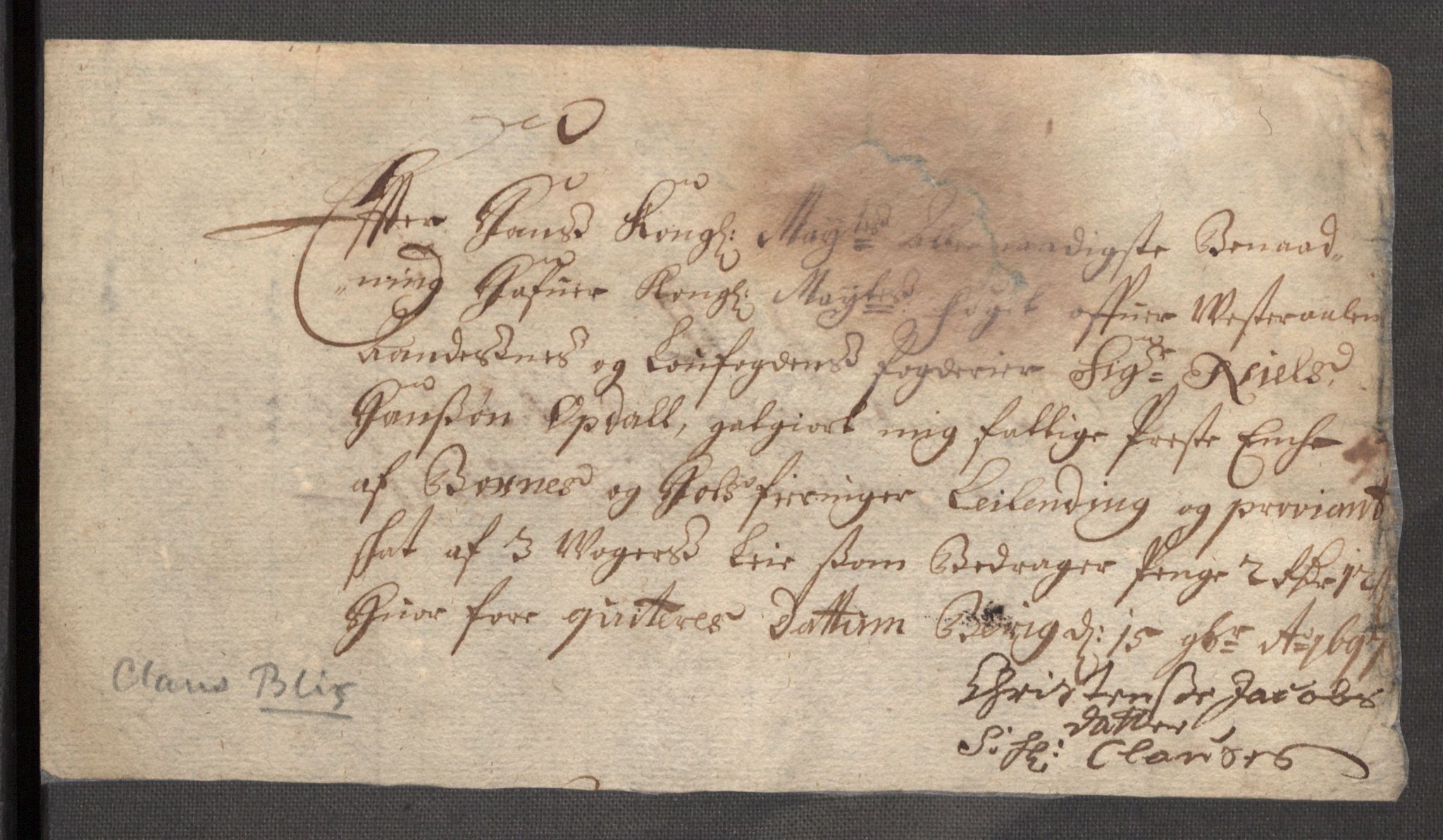 Rentekammeret inntil 1814, Reviderte regnskaper, Fogderegnskap, RA/EA-4092/R67/L4678: Fogderegnskap Vesterålen, Andenes og Lofoten, 1696-1708, s. 181