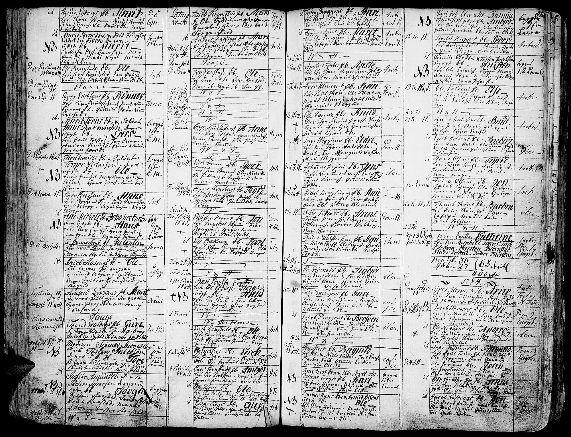 Vågå prestekontor, AV/SAH-PREST-076/H/Ha/Haa/L0001: Ministerialbok nr. 1, 1739-1810, s. 81