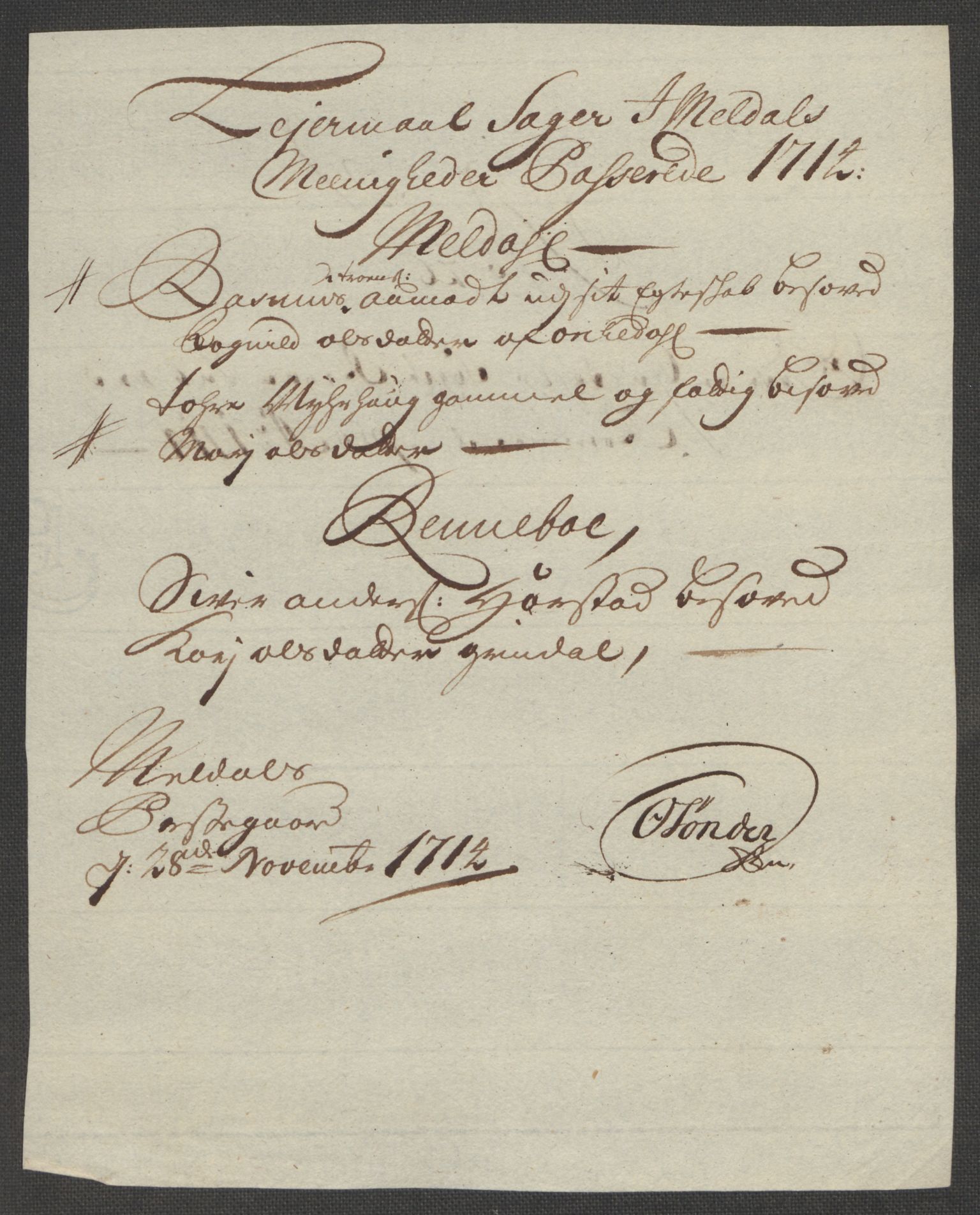 Rentekammeret inntil 1814, Reviderte regnskaper, Fogderegnskap, RA/EA-4092/R60/L3965: Fogderegnskap Orkdal og Gauldal, 1714, s. 211