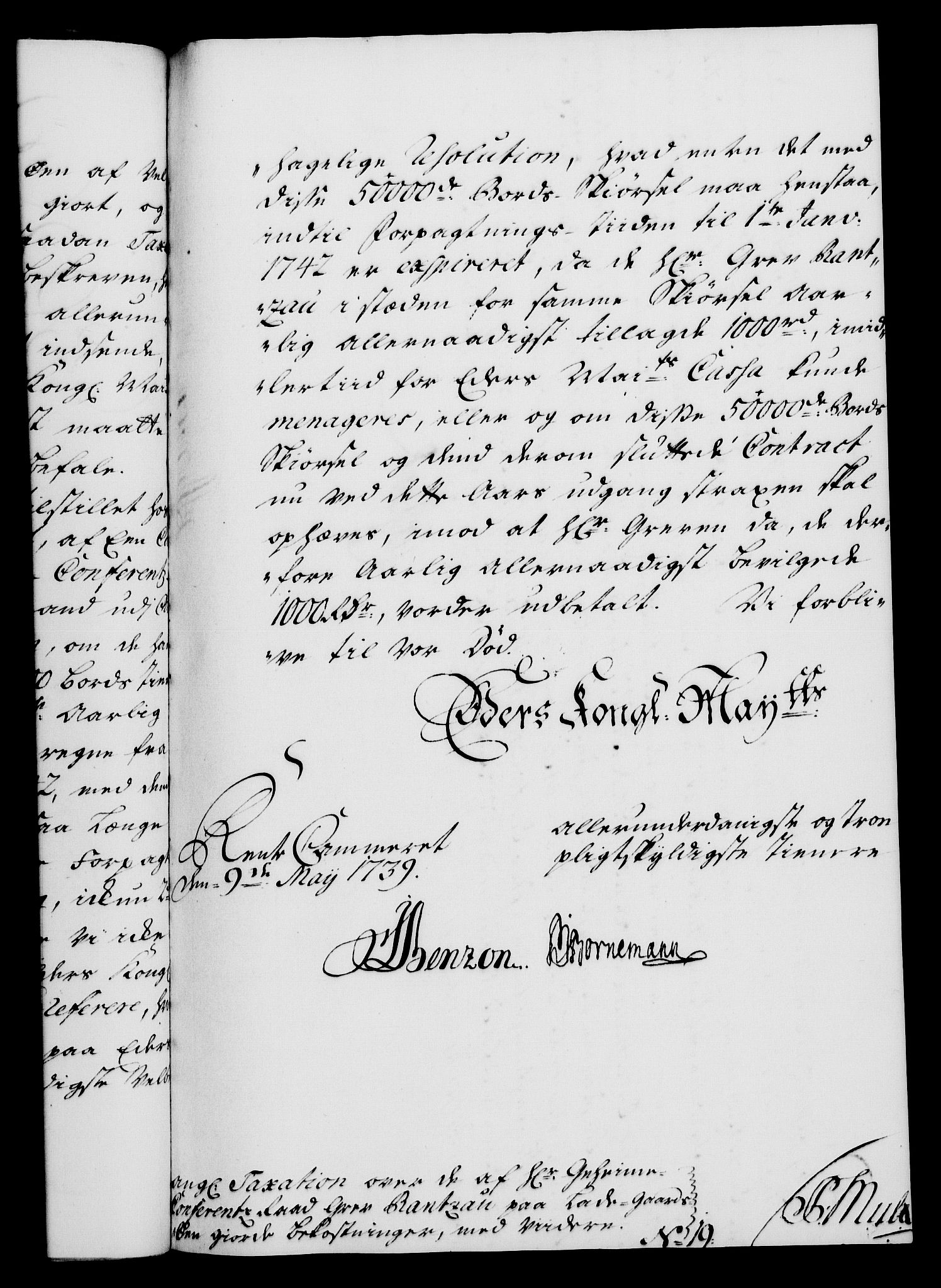 Rentekammeret, Kammerkanselliet, RA/EA-3111/G/Gf/Gfa/L0022: Norsk relasjons- og resolusjonsprotokoll (merket RK 52.22), 1739, s. 461