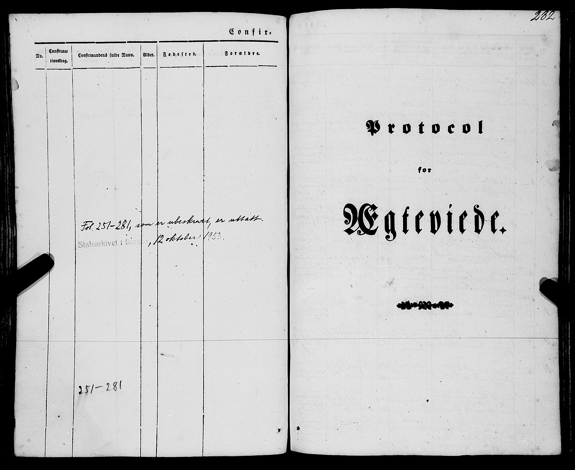 Eid sokneprestembete, SAB/A-82301/H/Haa/Haaa/L0007: Ministerialbok nr. A 7, 1844-1858, s. 282