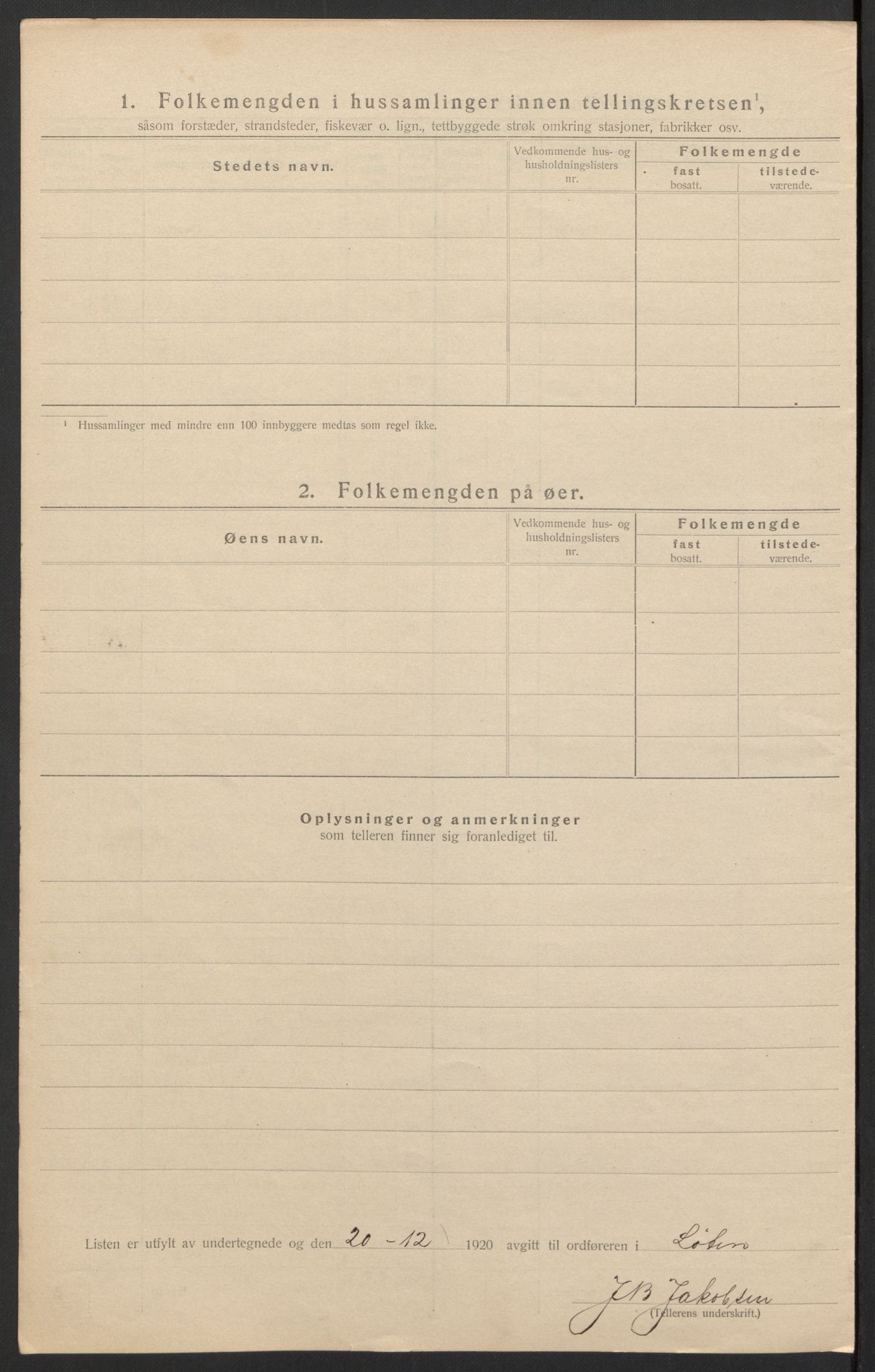 SAH, Folketelling 1920 for 0415 Løten herred, 1920, s. 39