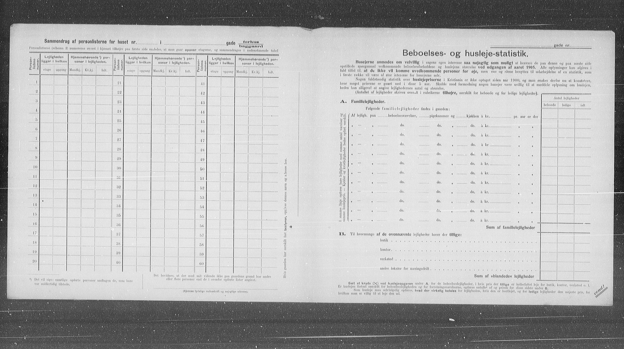 OBA, Kommunal folketelling 31.12.1905 for Kristiania kjøpstad, 1905, s. 58425