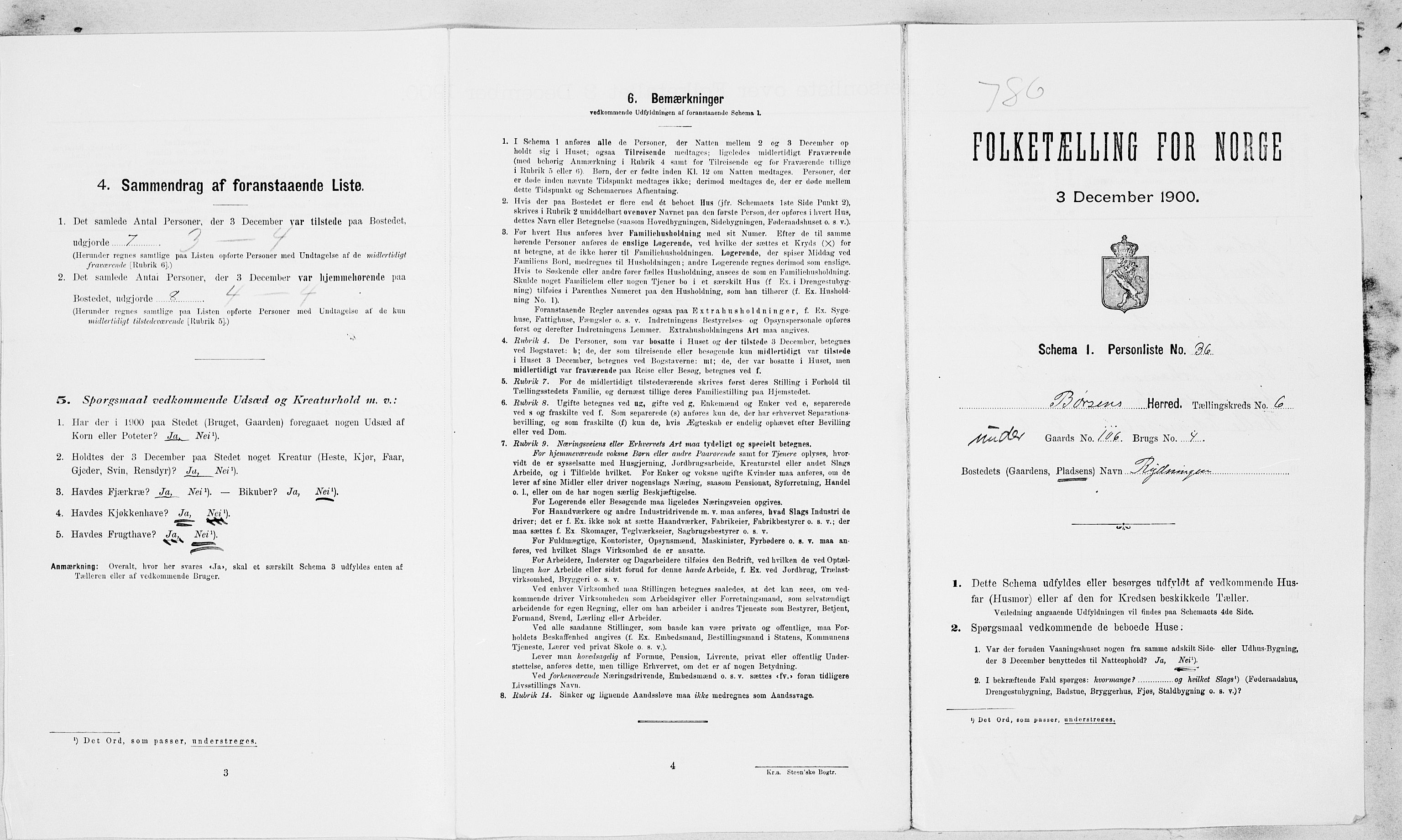 SAT, Folketelling 1900 for 1658 Børsa herred, 1900, s. 721
