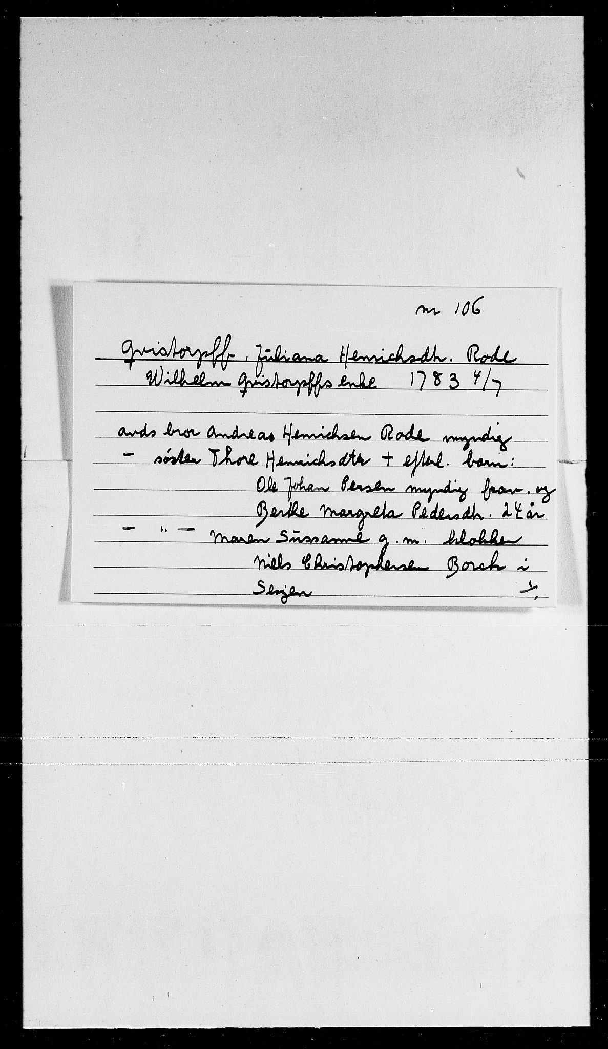 Byfogd og Byskriver i Bergen, SAB/A-3401/06/06Ea, 1782-1796, s. 2991