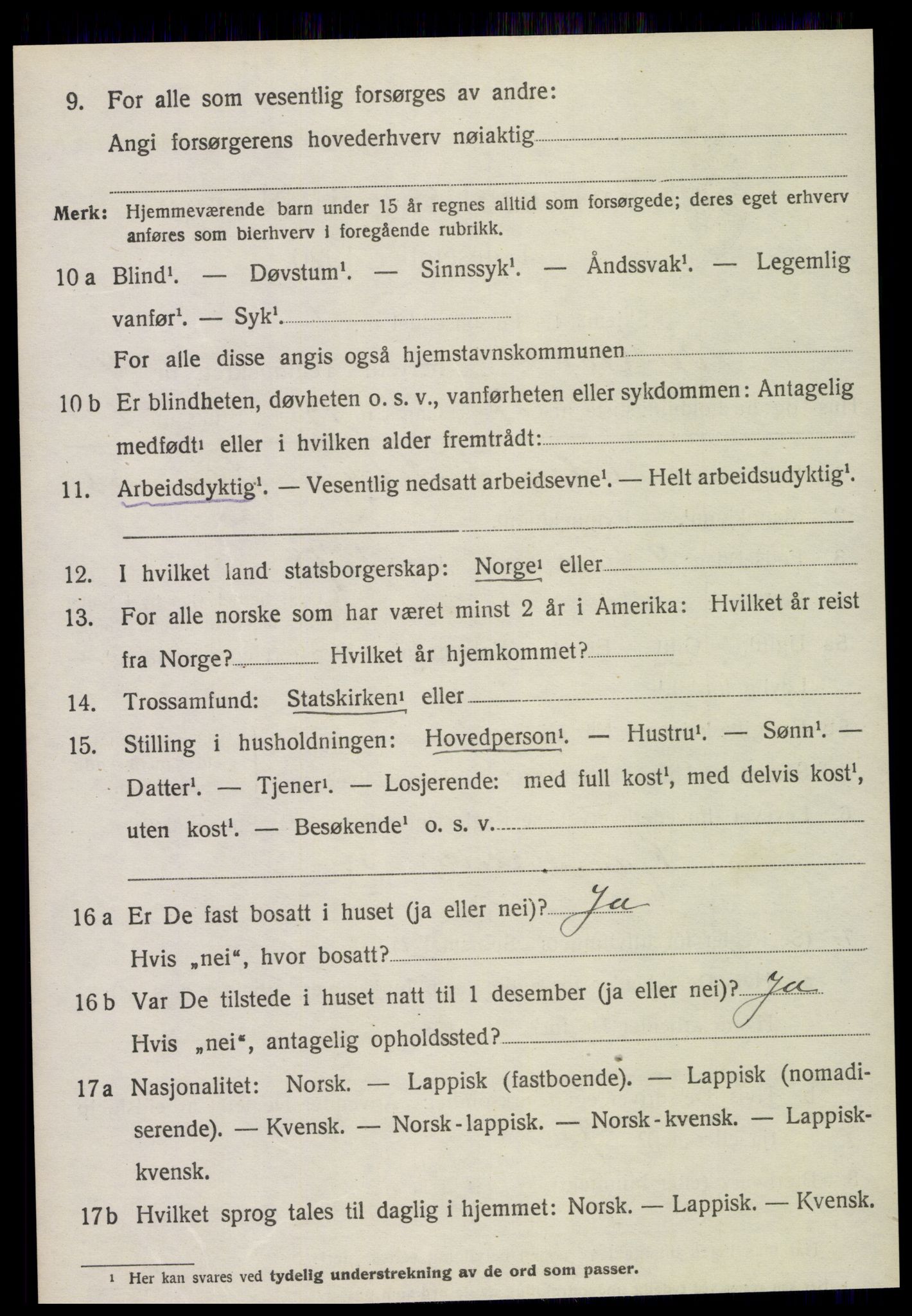 SAT, Folketelling 1920 for 1727 Beitstad herred, 1920, s. 3136