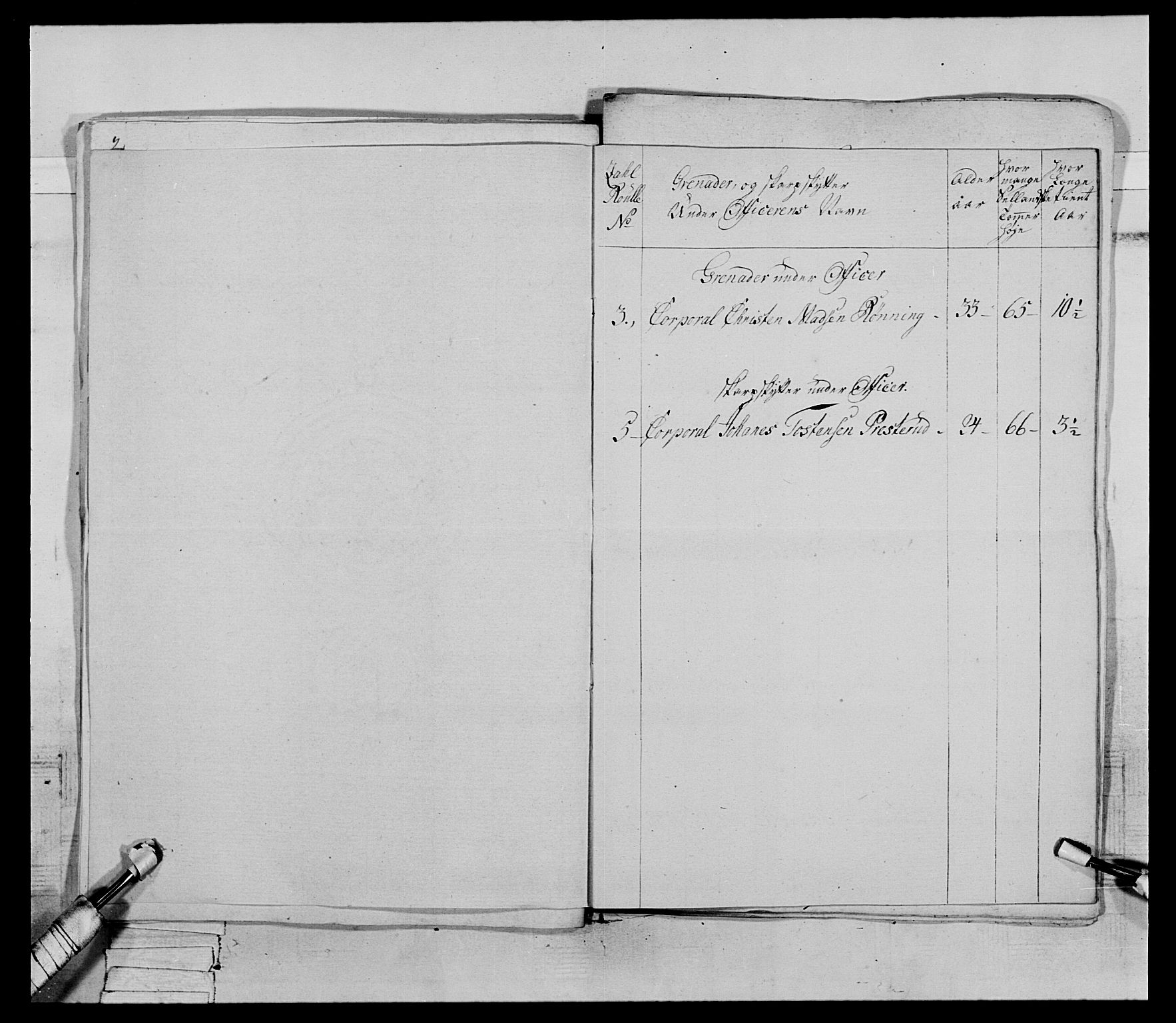 Generalitets- og kommissariatskollegiet, Det kongelige norske kommissariatskollegium, AV/RA-EA-5420/E/Eh/L0067: Opplandske nasjonale infanteriregiment, 1789-1797, s. 25