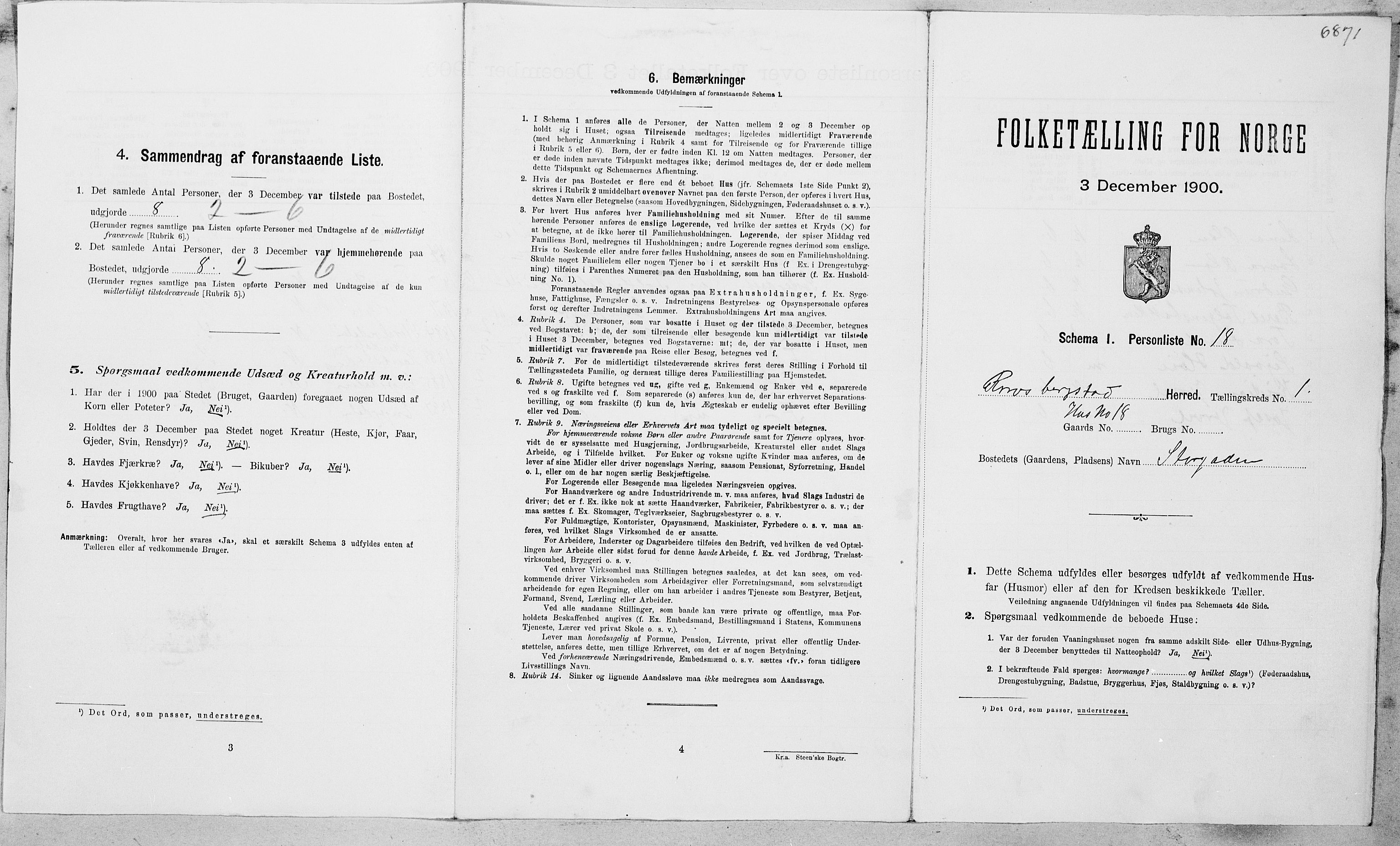 SAT, Folketelling 1900 for 1640 Røros herred, 1900, s. 78