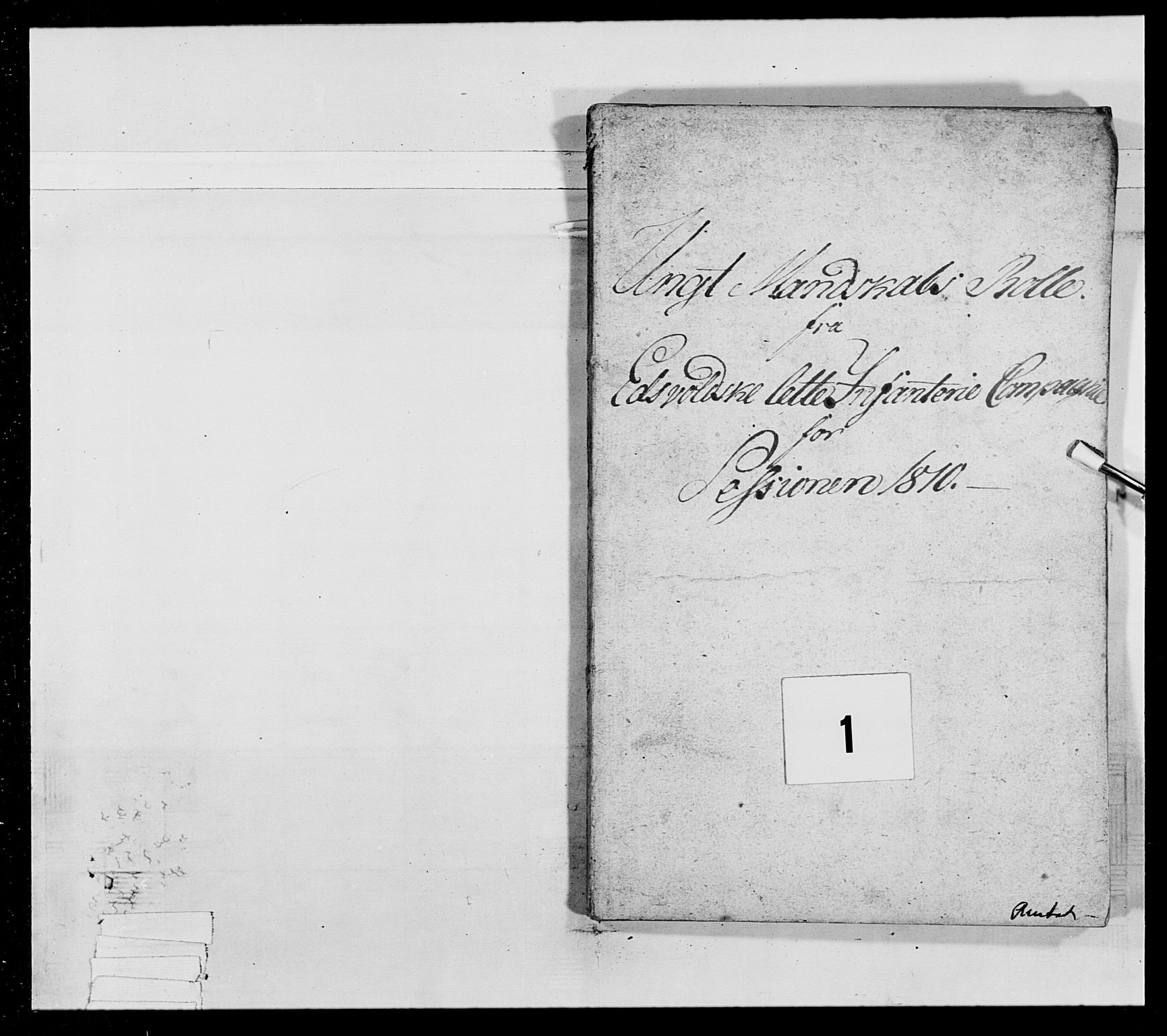 Generalitets- og kommissariatskollegiet, Det kongelige norske kommissariatskollegium, RA/EA-5420/E/Eh/L0024: Norske jegerkorps, 1810-1812, s. 8