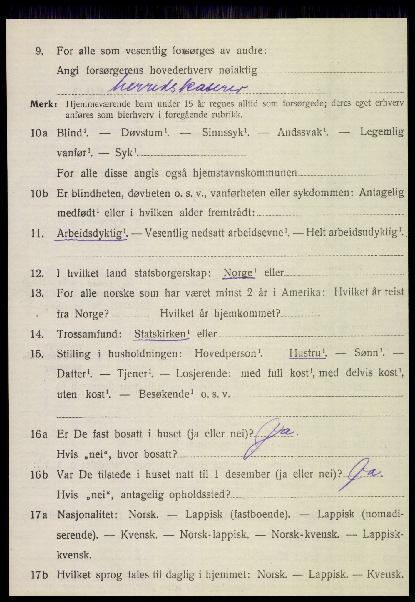 SAT, Folketelling 1920 for 1814 Brønnøy herred, 1920, s. 7587