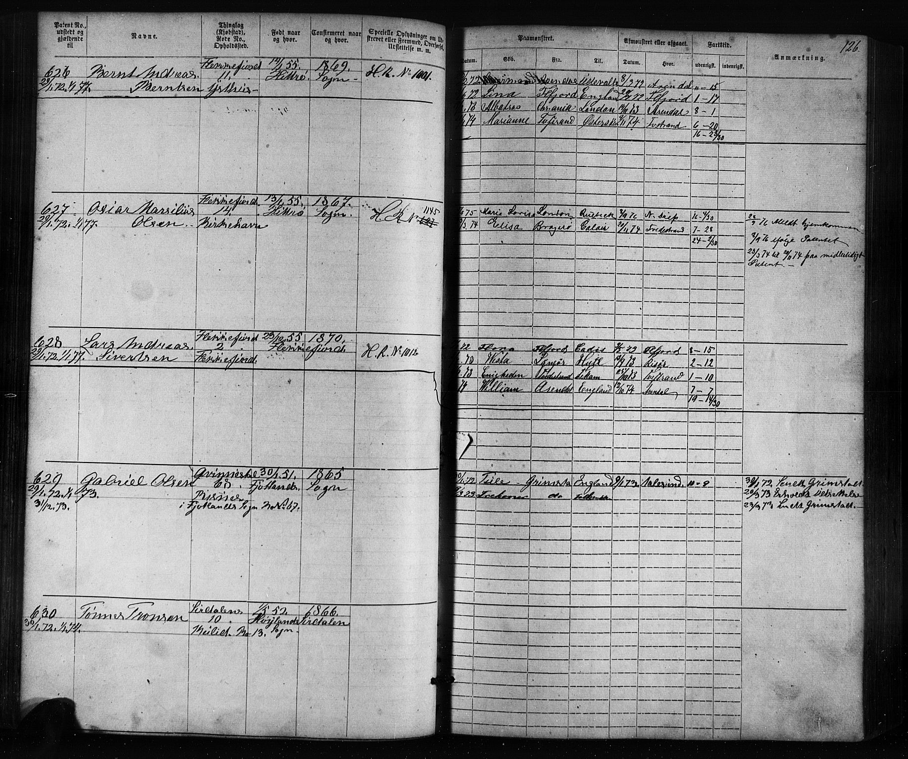 Flekkefjord mønstringskrets, AV/SAK-2031-0018/F/Fa/L0005: Annotasjonsrulle nr 1-1915 med register, Æ-2, 1868-1896, s. 147