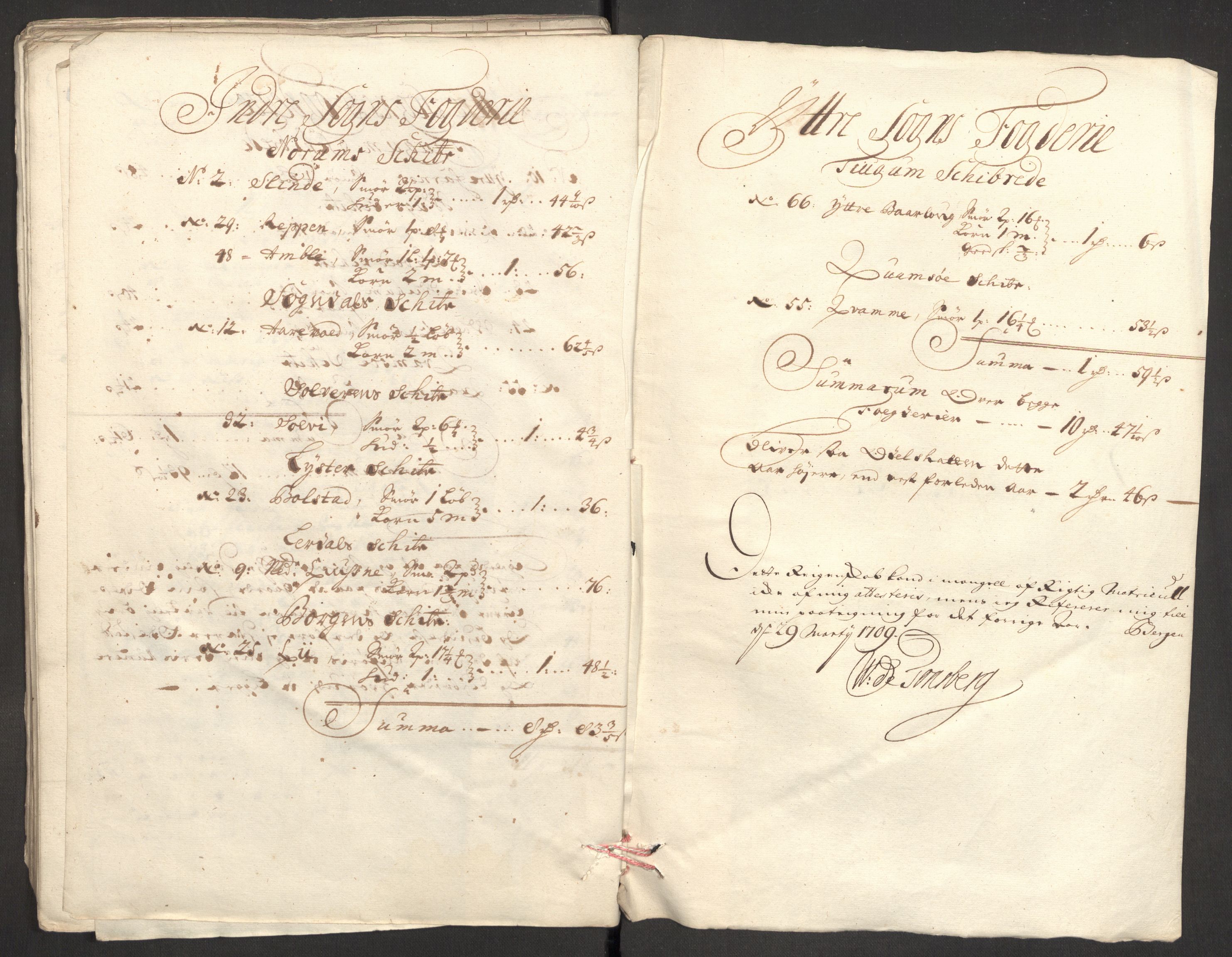 Rentekammeret inntil 1814, Reviderte regnskaper, Fogderegnskap, AV/RA-EA-4092/R52/L3315: Fogderegnskap Sogn, 1708, s. 90