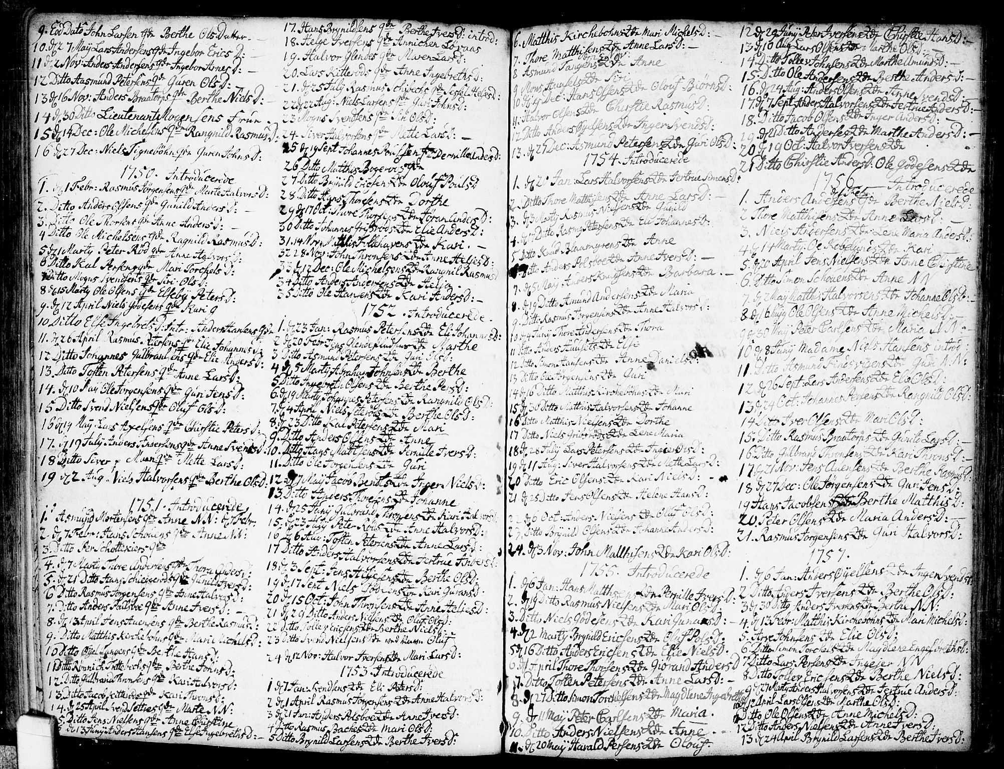Idd prestekontor Kirkebøker, SAO/A-10911/F/Fb/L0001: Ministerialbok nr. II 1, 1720-1789, s. 74