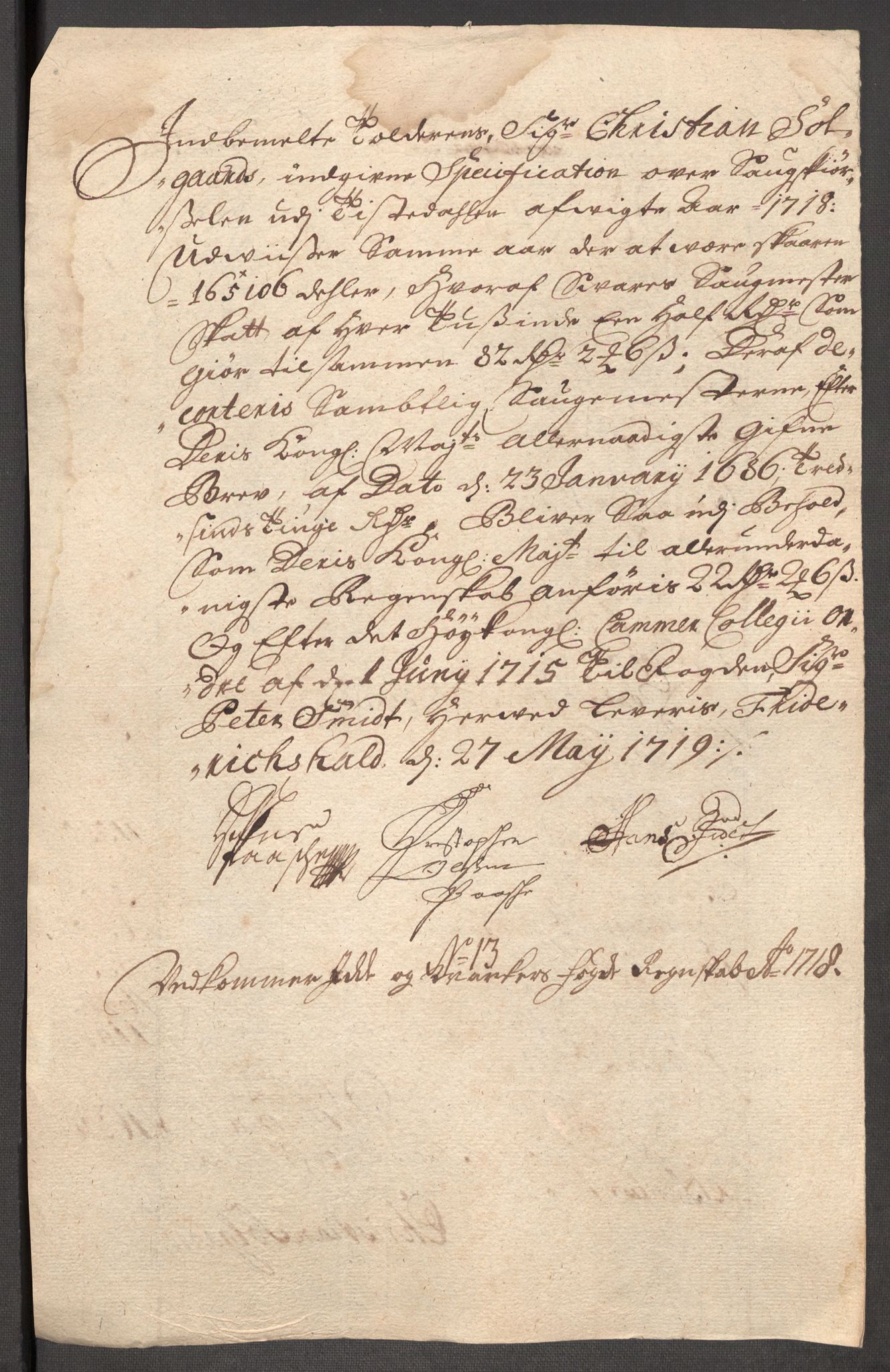 Rentekammeret inntil 1814, Reviderte regnskaper, Fogderegnskap, AV/RA-EA-4092/R01/L0024: Fogderegnskap Idd og Marker, 1717-1718, s. 279